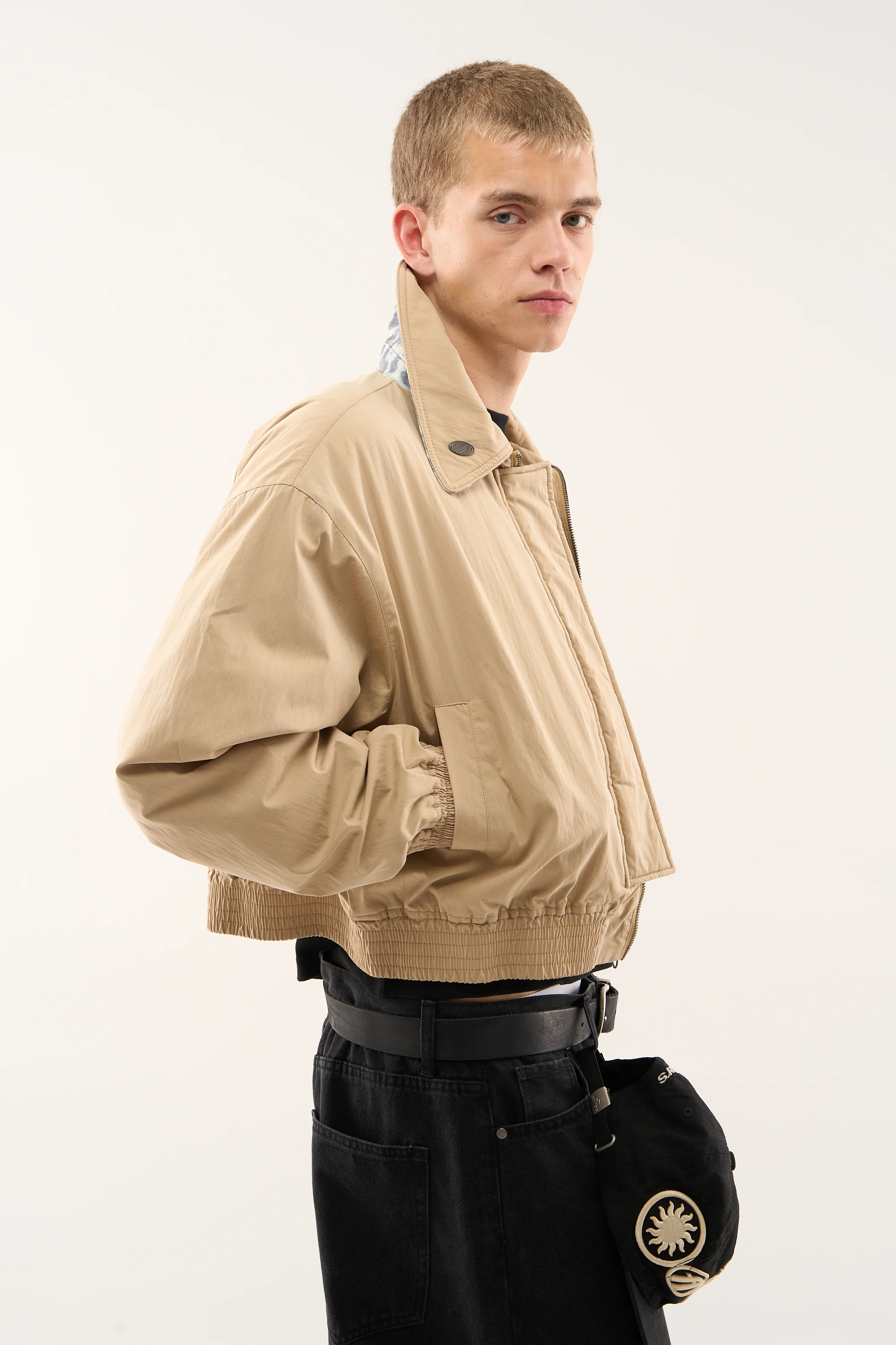 Harrington Ecru Jacket - Image 4