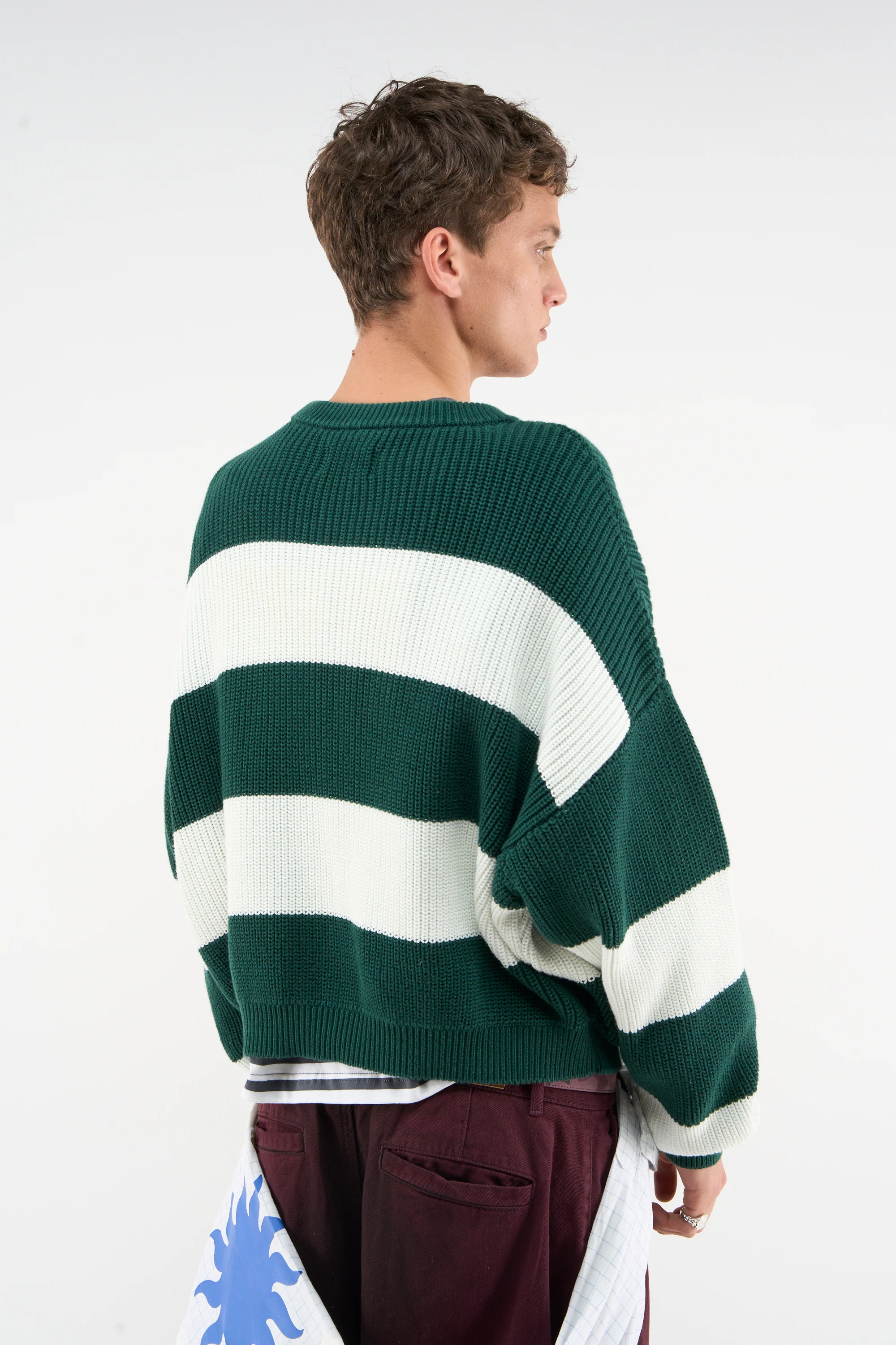 Hole Green & White Knit - Image 3