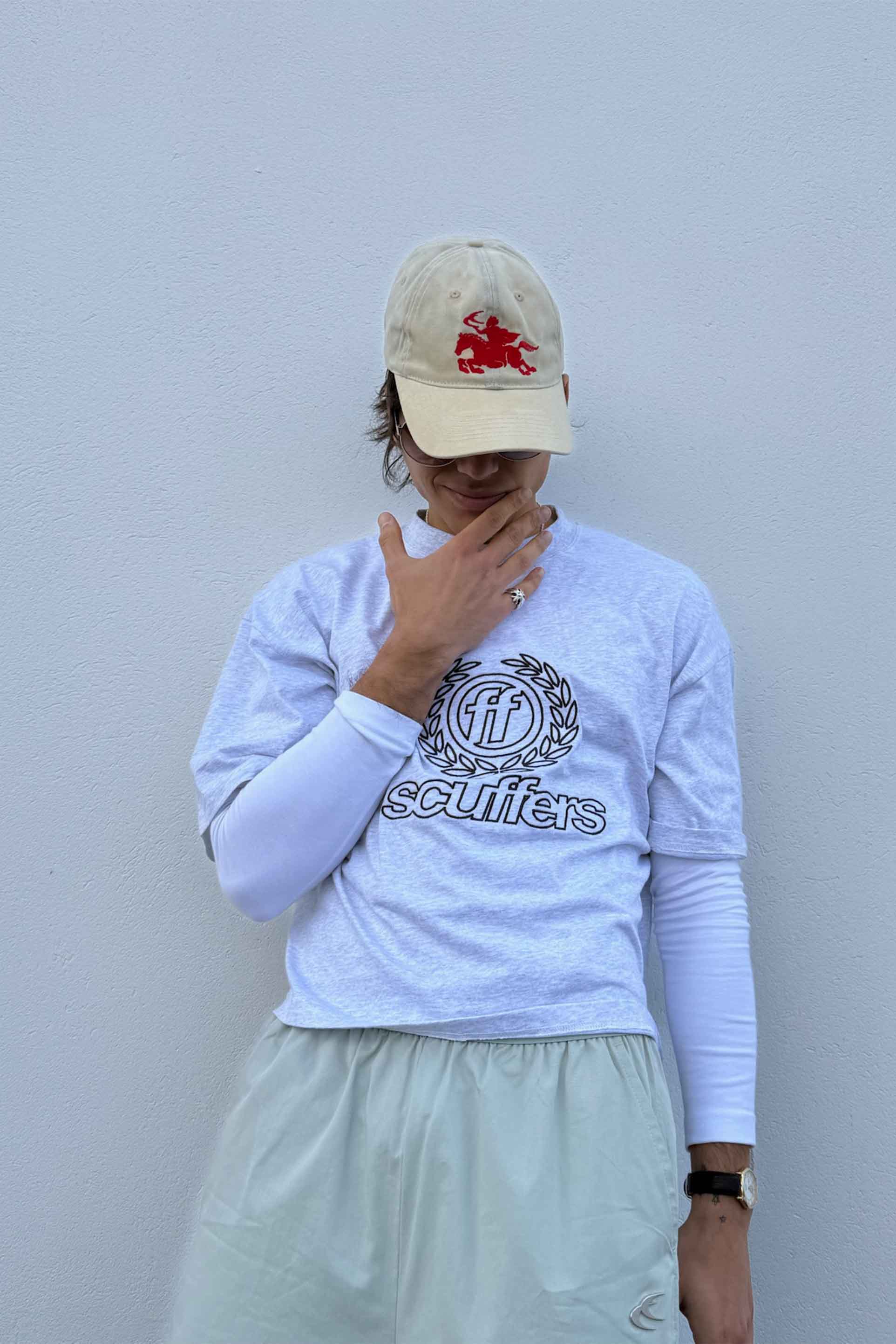 Jersey Grey Melange T-Shirt - Image 5