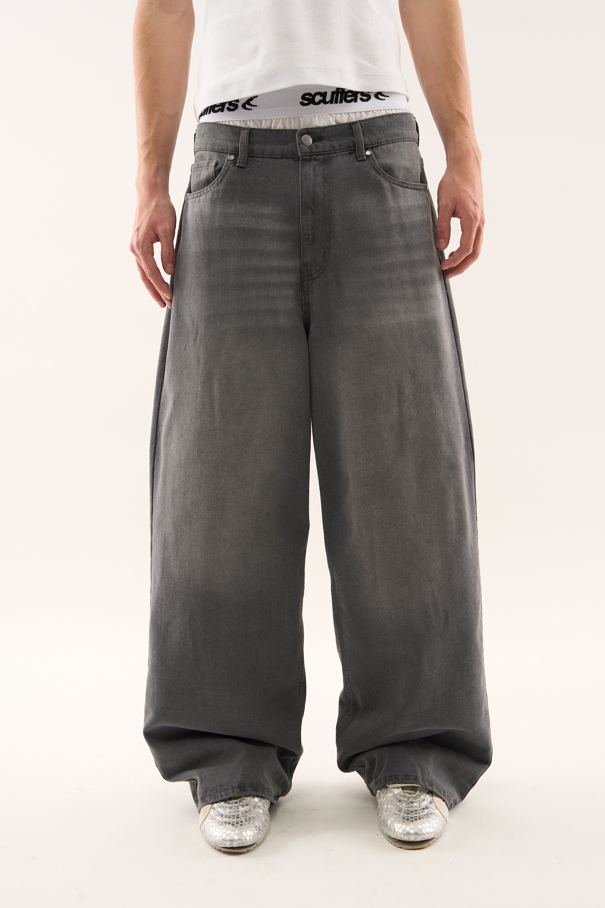 Jumbo Pants Washed Grey - Image 5