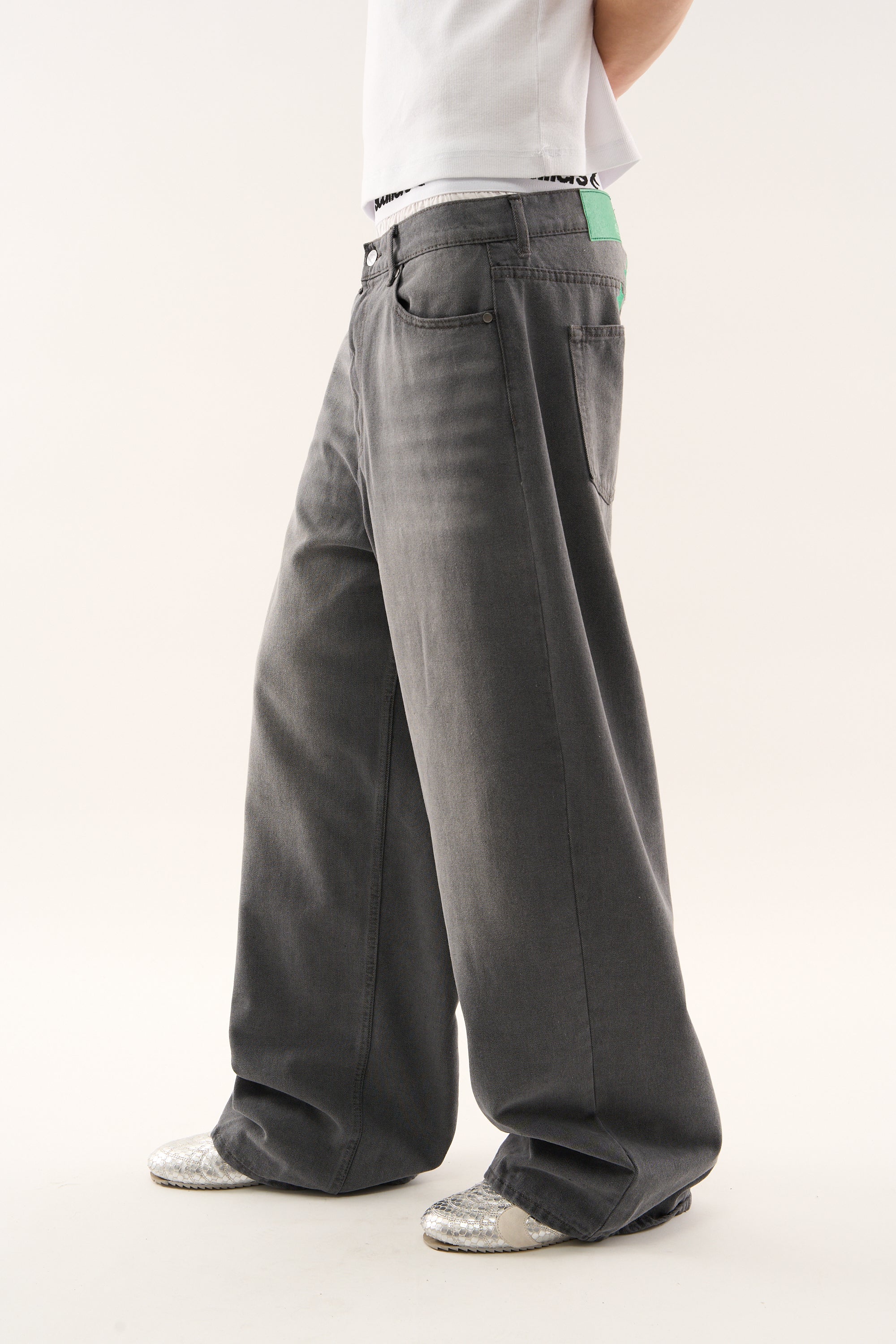 Jumbo Pants Washed Grey - Image 7