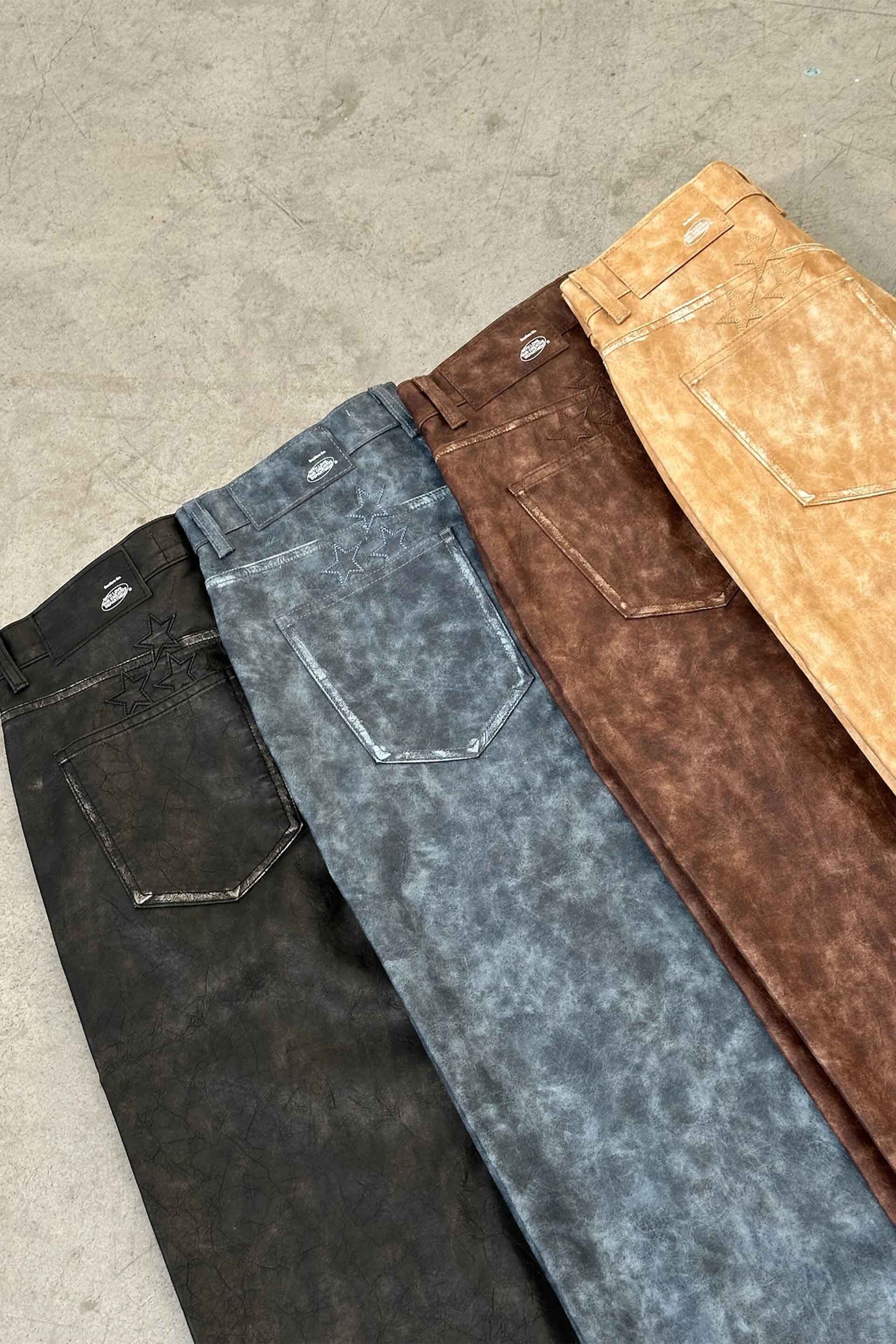 Leather Canela Jumbo Pants - Image 9