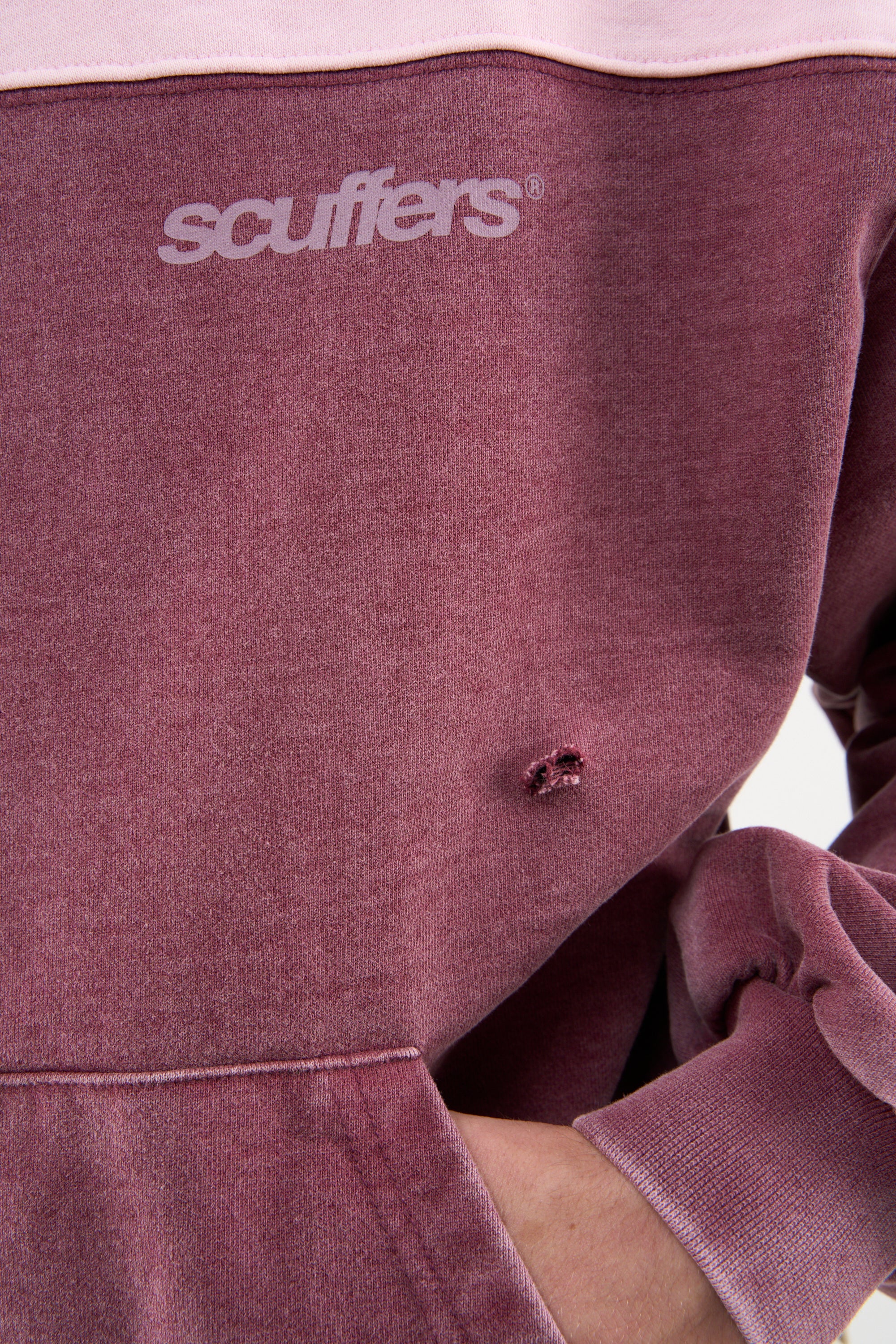 Lizzie Burgundy Hoodie - Image 5