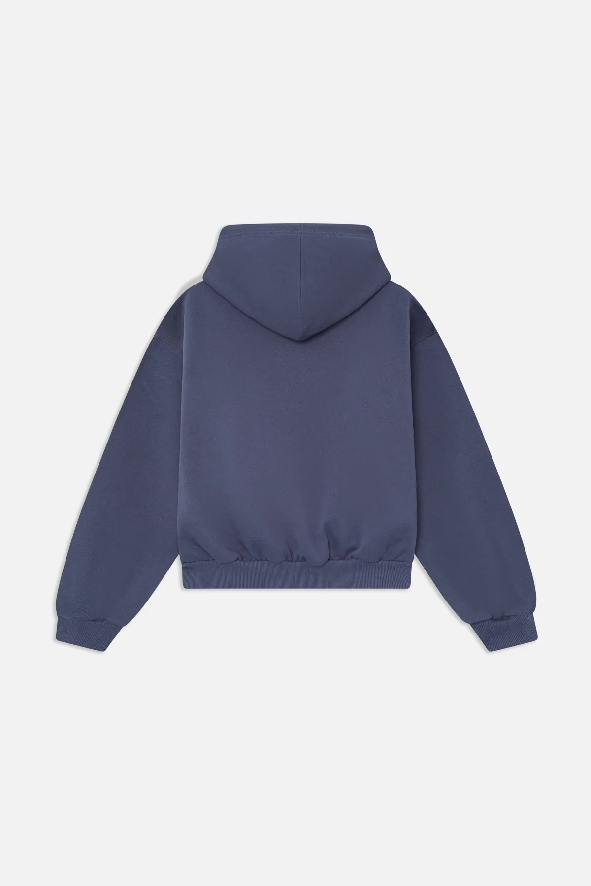 Logo Navy Zipped Hoodie - Image 6