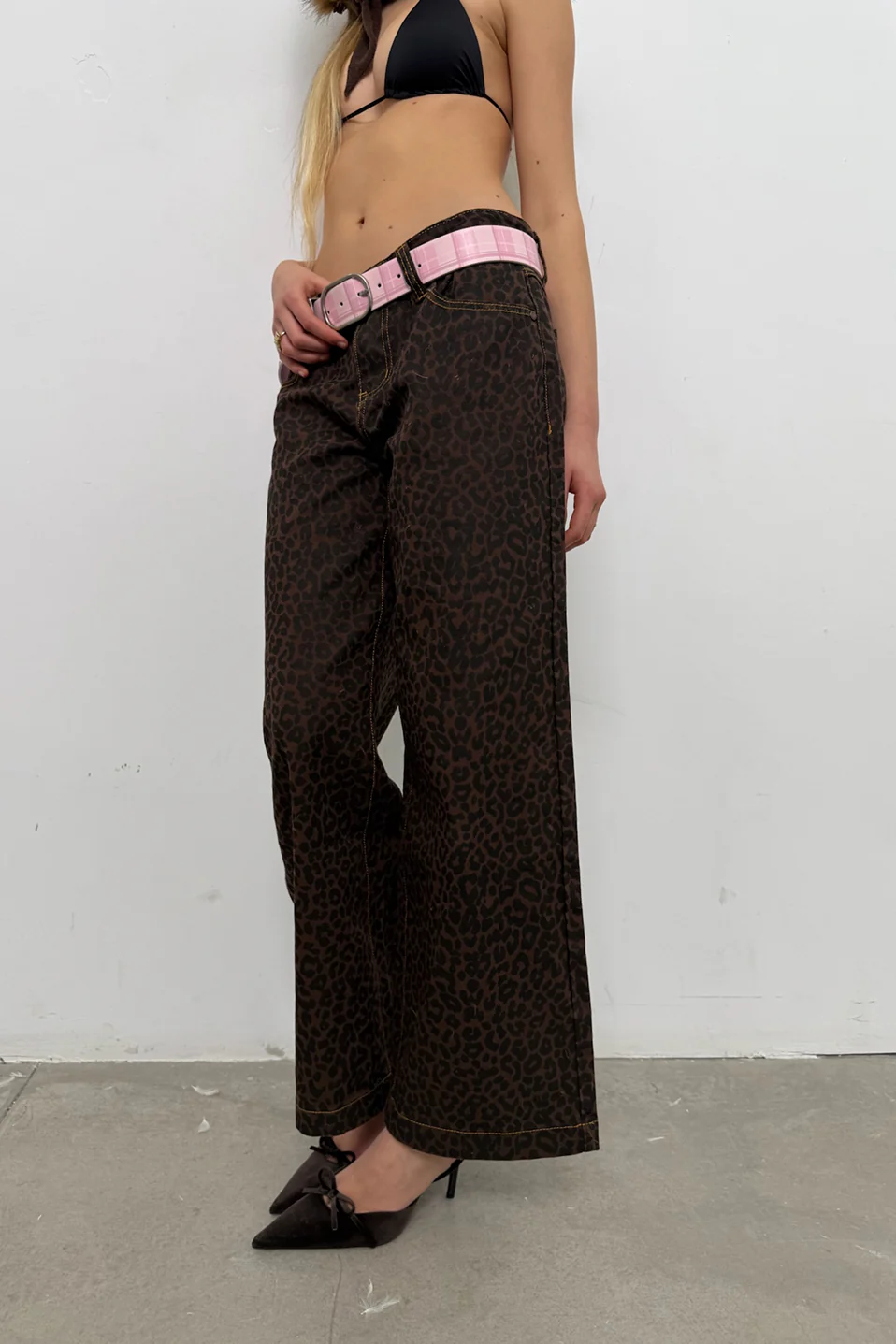Checkered Pink Belt - Image 4