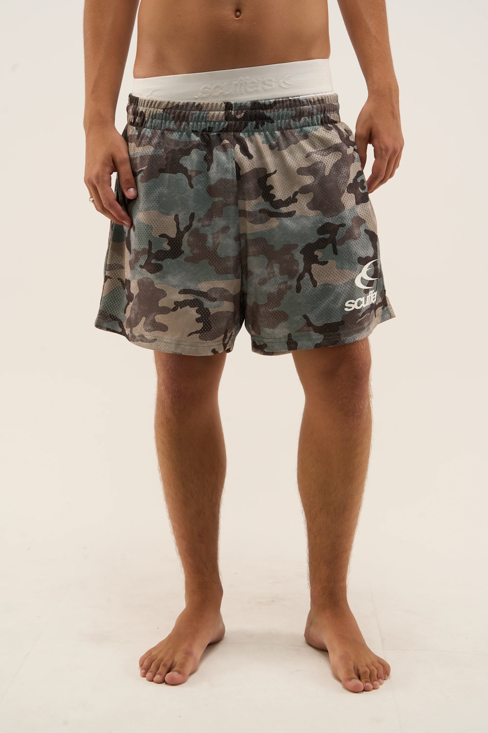 Madrid Camo Football Shorts - Image 2