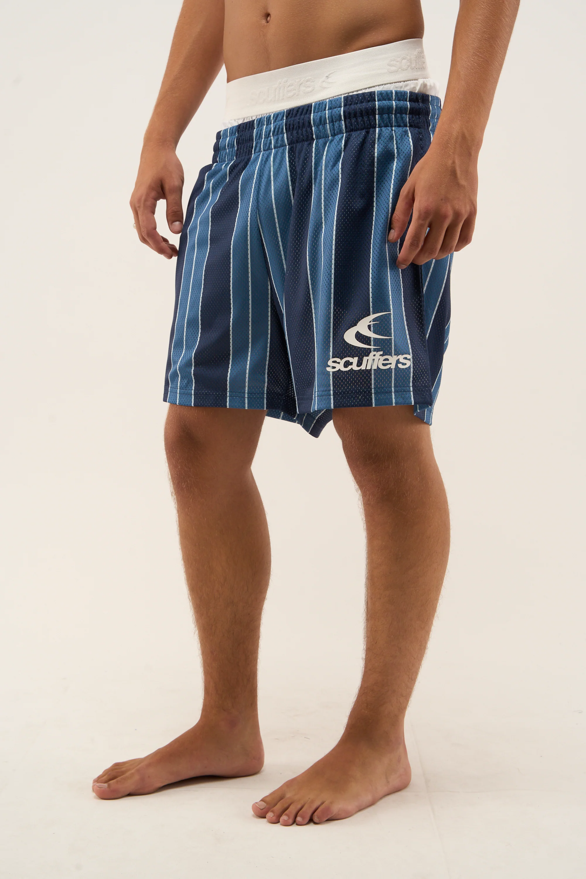 Madrid Navy Football Shorts - Image 3