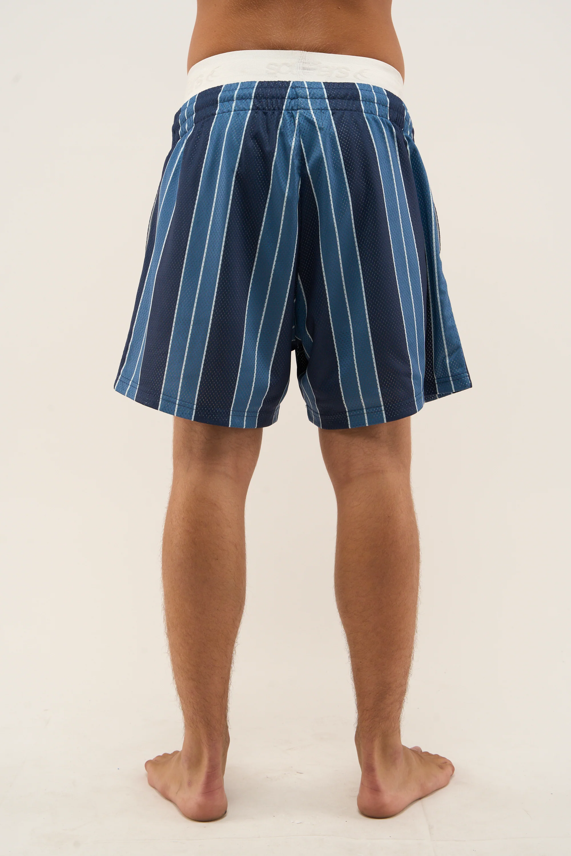 Madrid Navy Football Shorts - Image 4