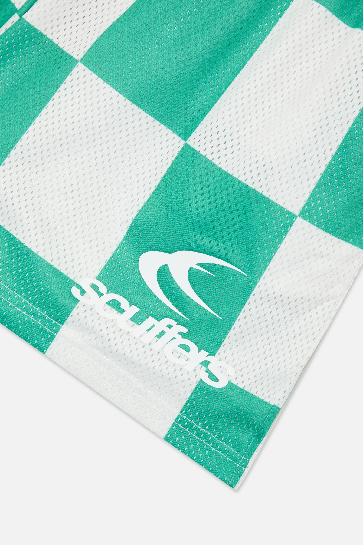 Madrid Checkered Football Shorts - Image 5