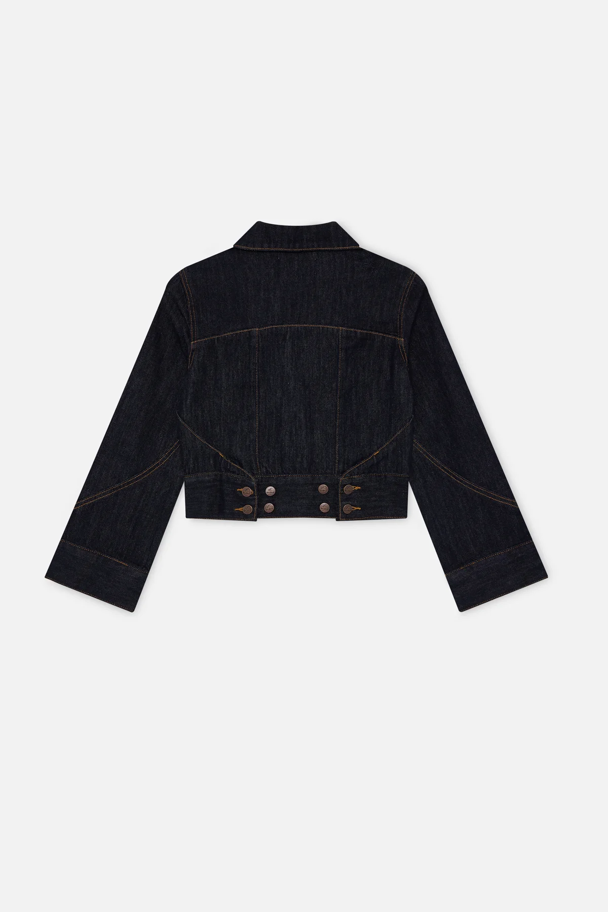 Marine Dark Blue Denim Jacket - Image 3