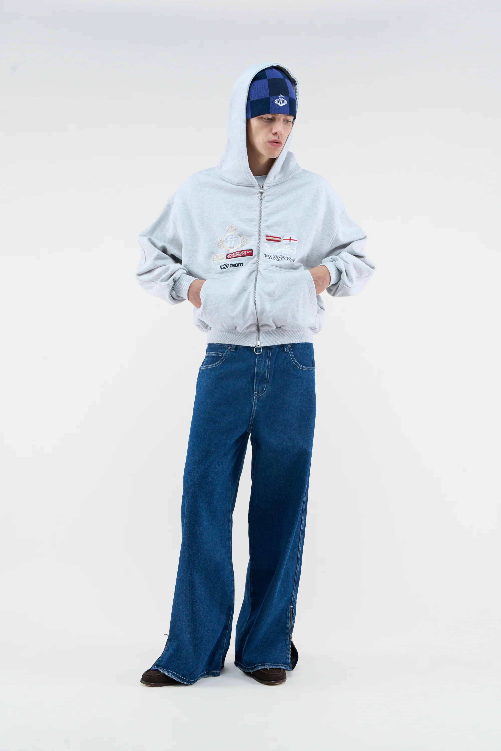 Mayor Light Grey Zipper - Image 2