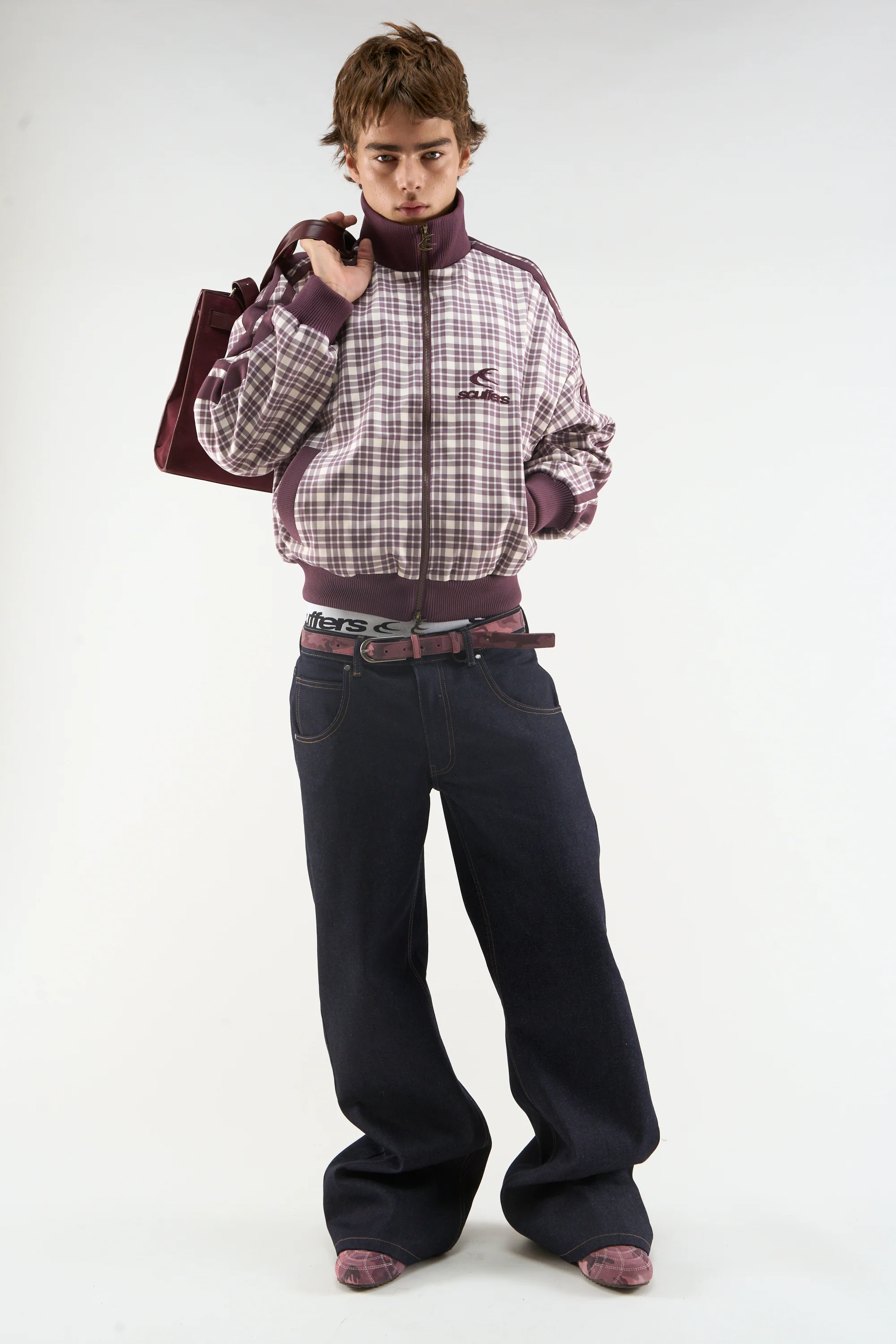 Mice Burgundy Zipper - Image 2