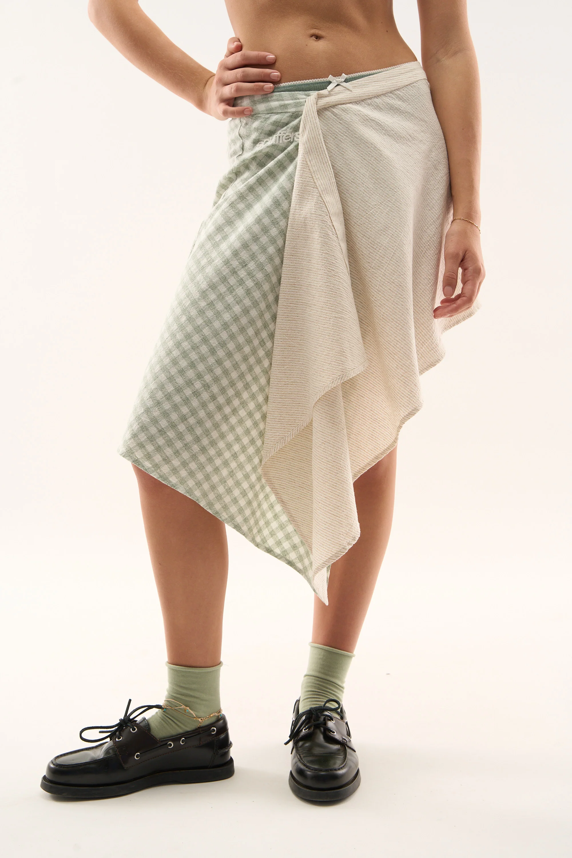Mixed Green Skirt - Image 4