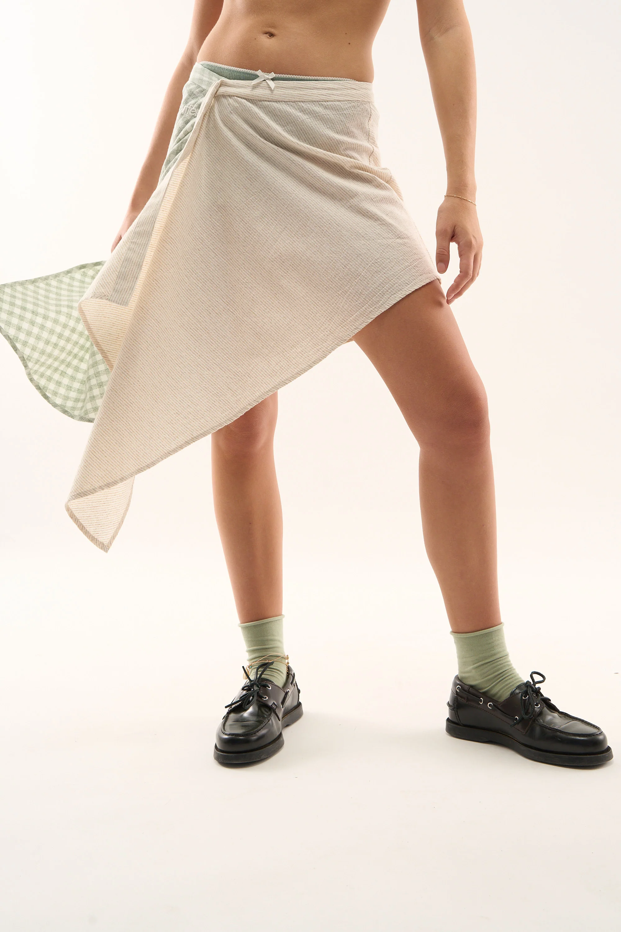 Mixed Green Skirt - Image 8