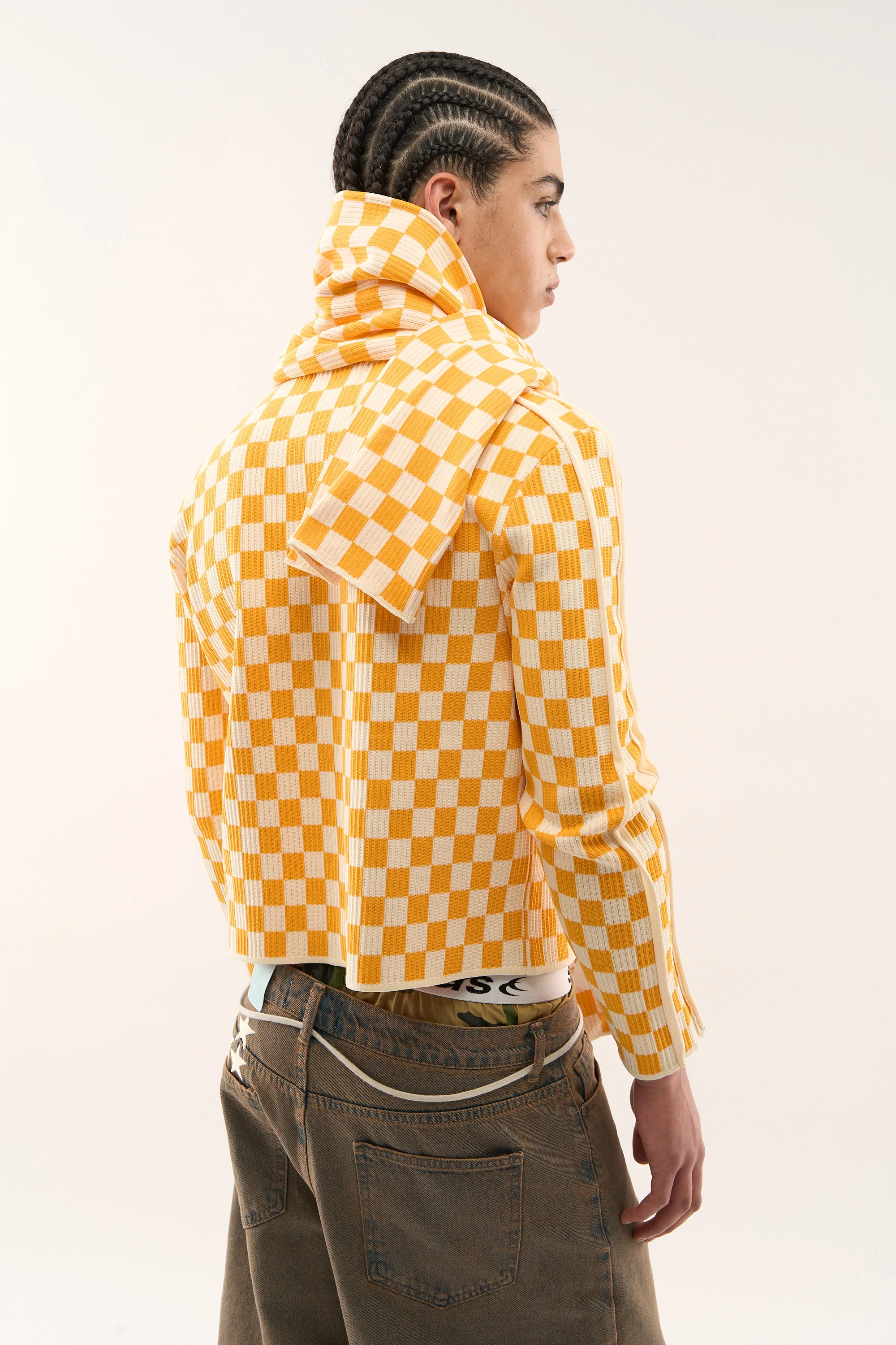 Monaco Yellow Scarf - Image 6