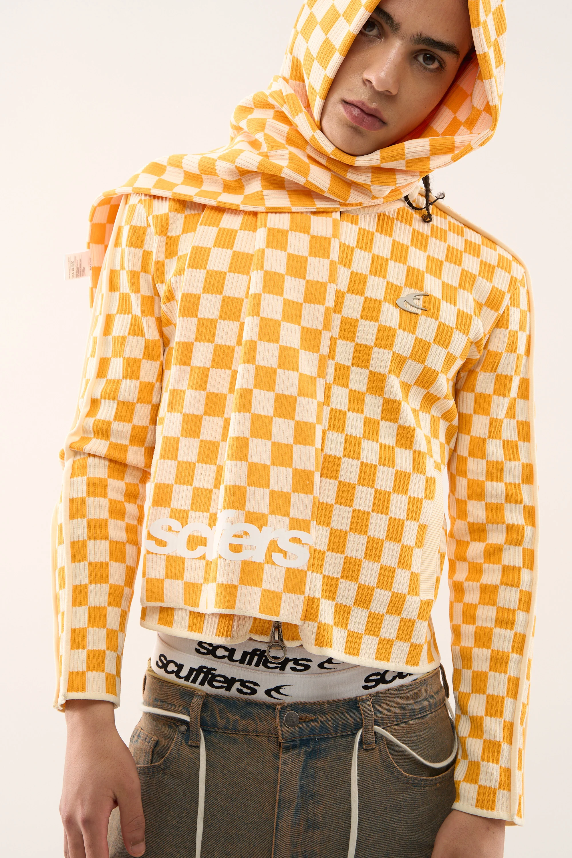 Monaco Yellow Scarf - Image 7