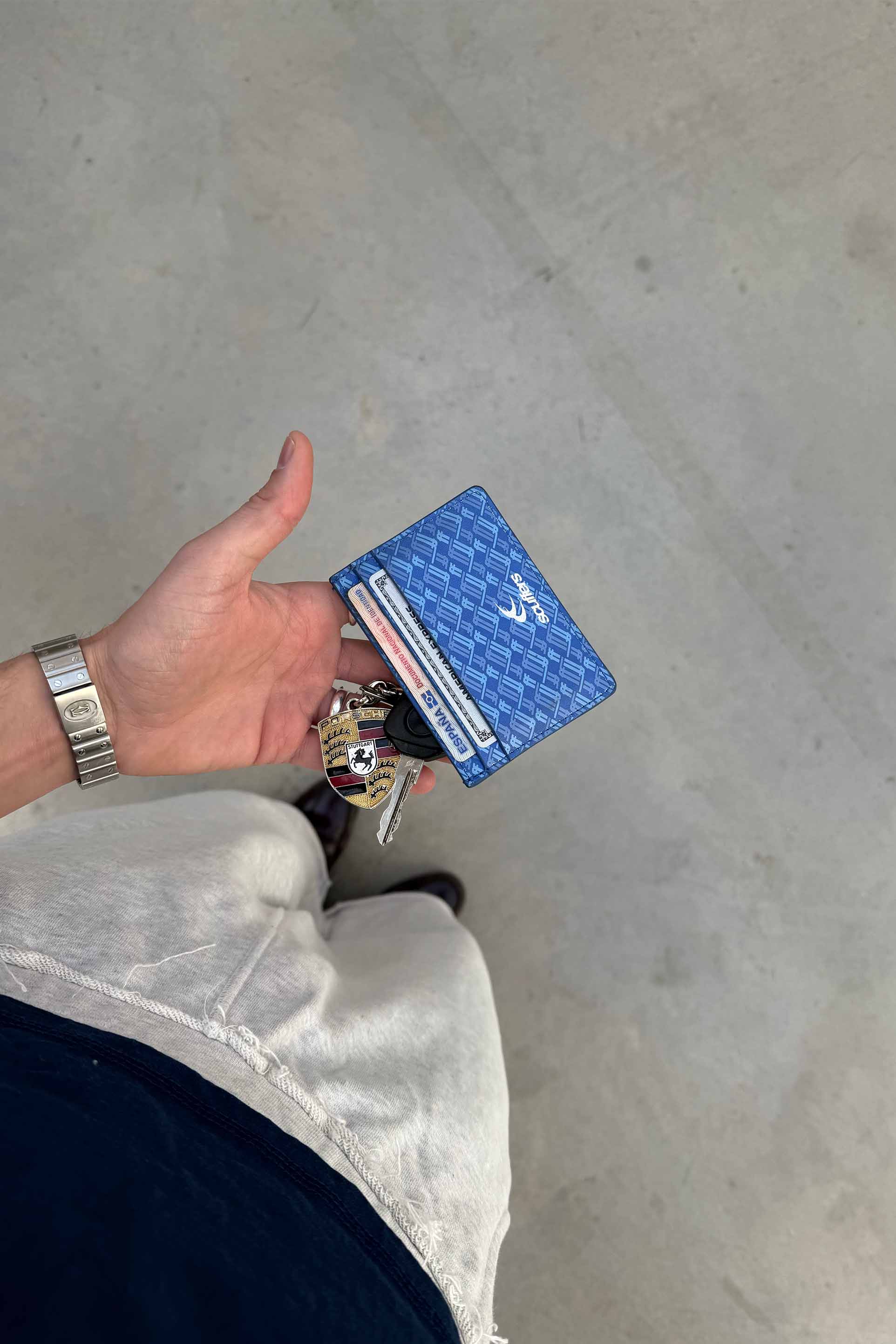 Monogram Blue Wallet - Image 6