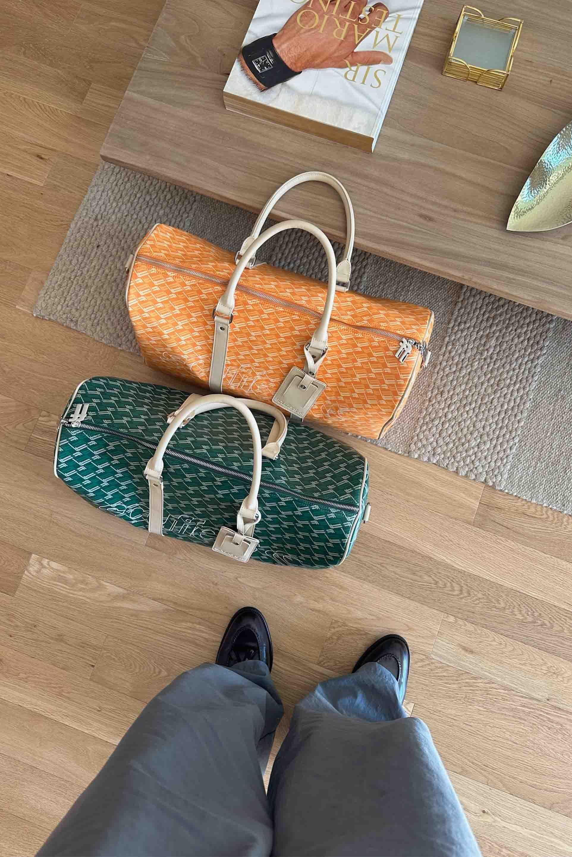 Monogram Green Duffle Bag - Image 6
