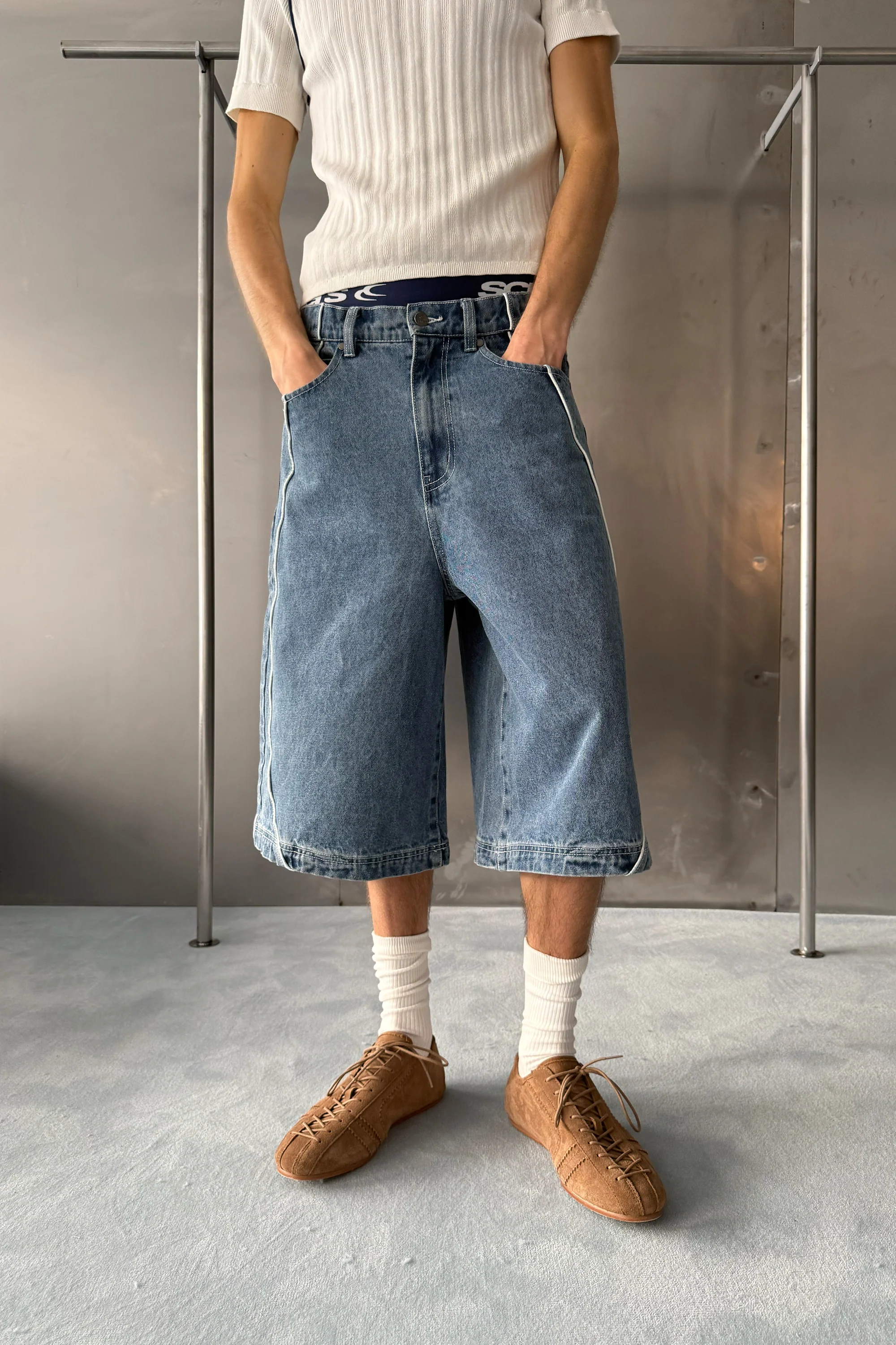 Mowa Blue Jorts - Image 6