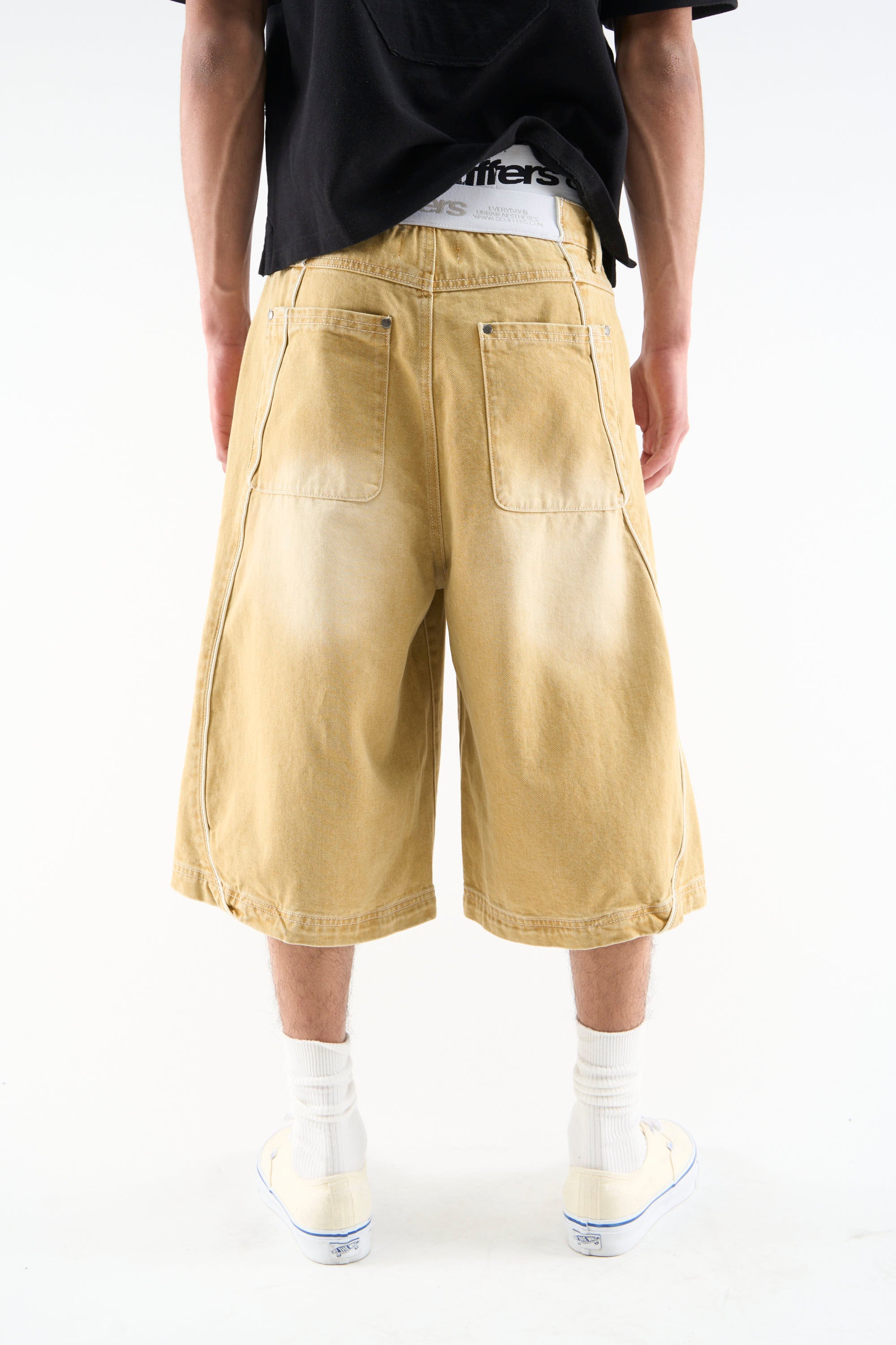 Mowa Yellow Jorts - Image 3