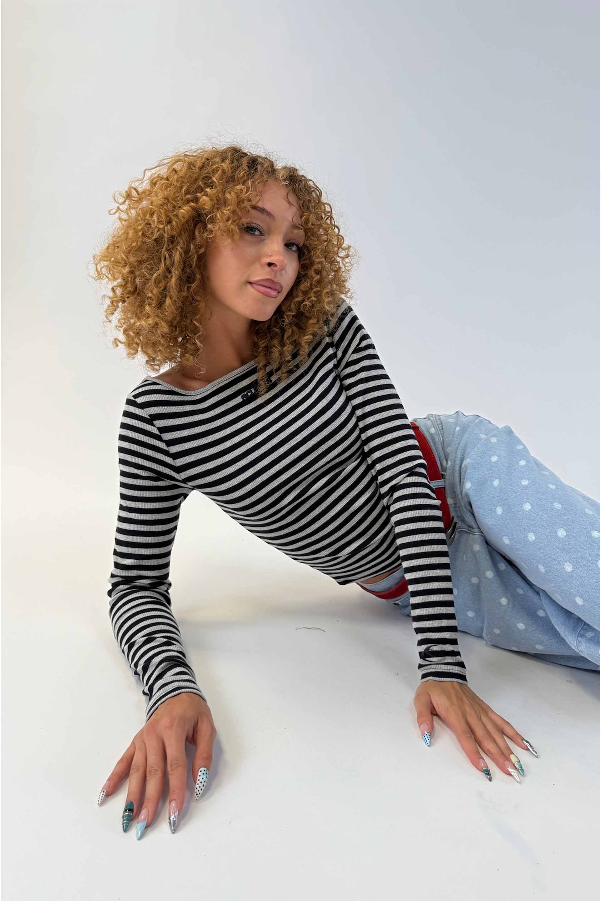 Nat Black Stripes Longsleeve - Image 4