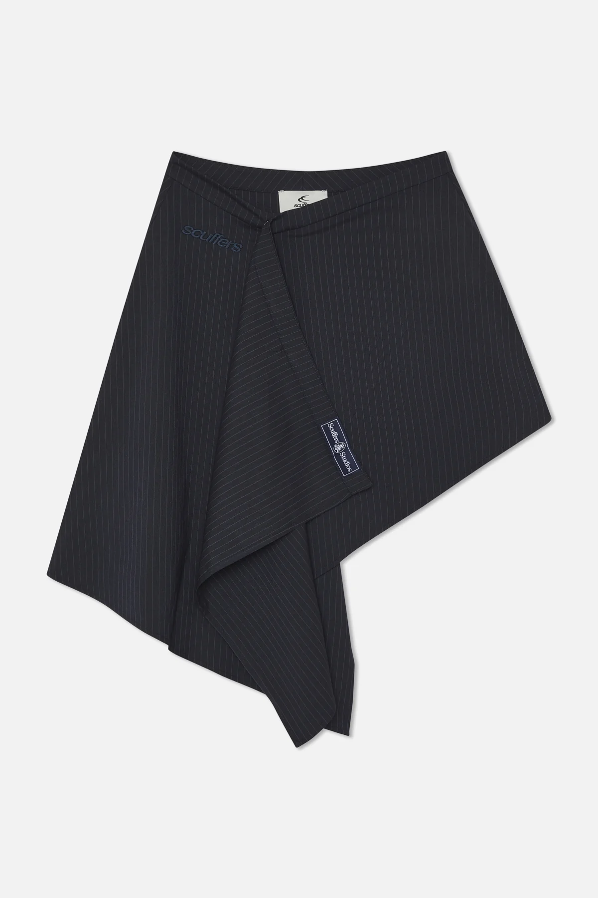 Nautica Navy Pinstripe Skirt