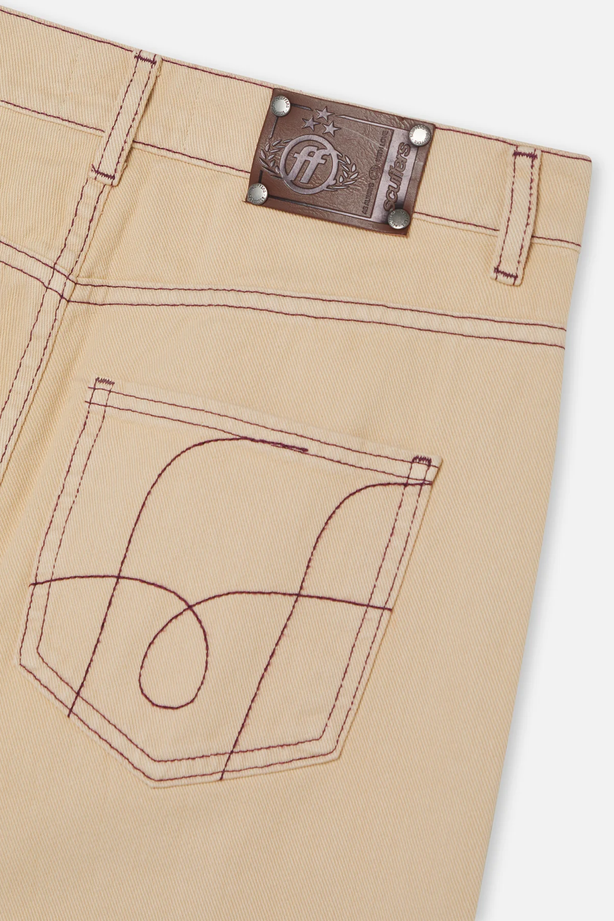 New Flared Ecru Pants - Image 9