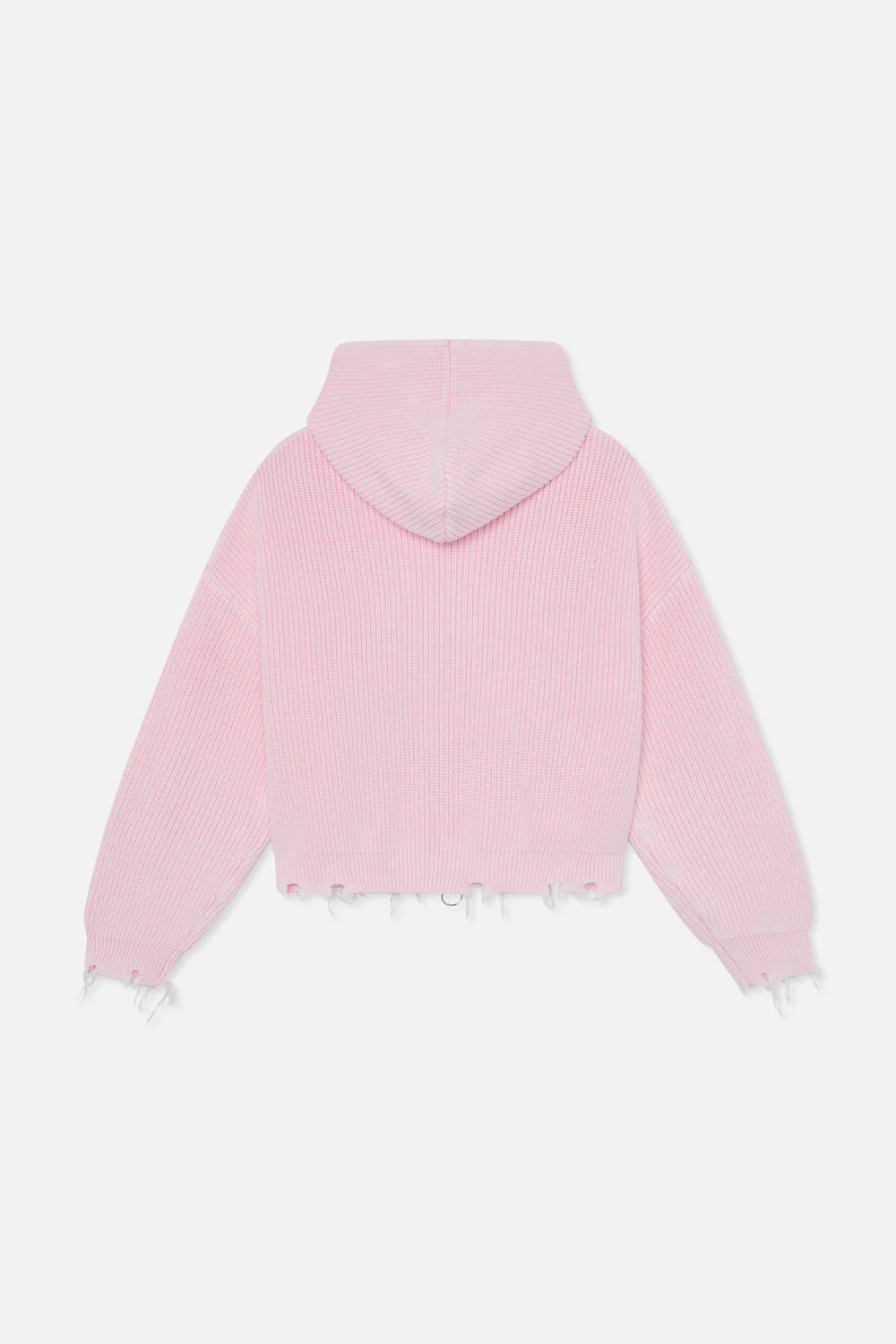 New Light Pink Buzz Knit Zipper - Image 5