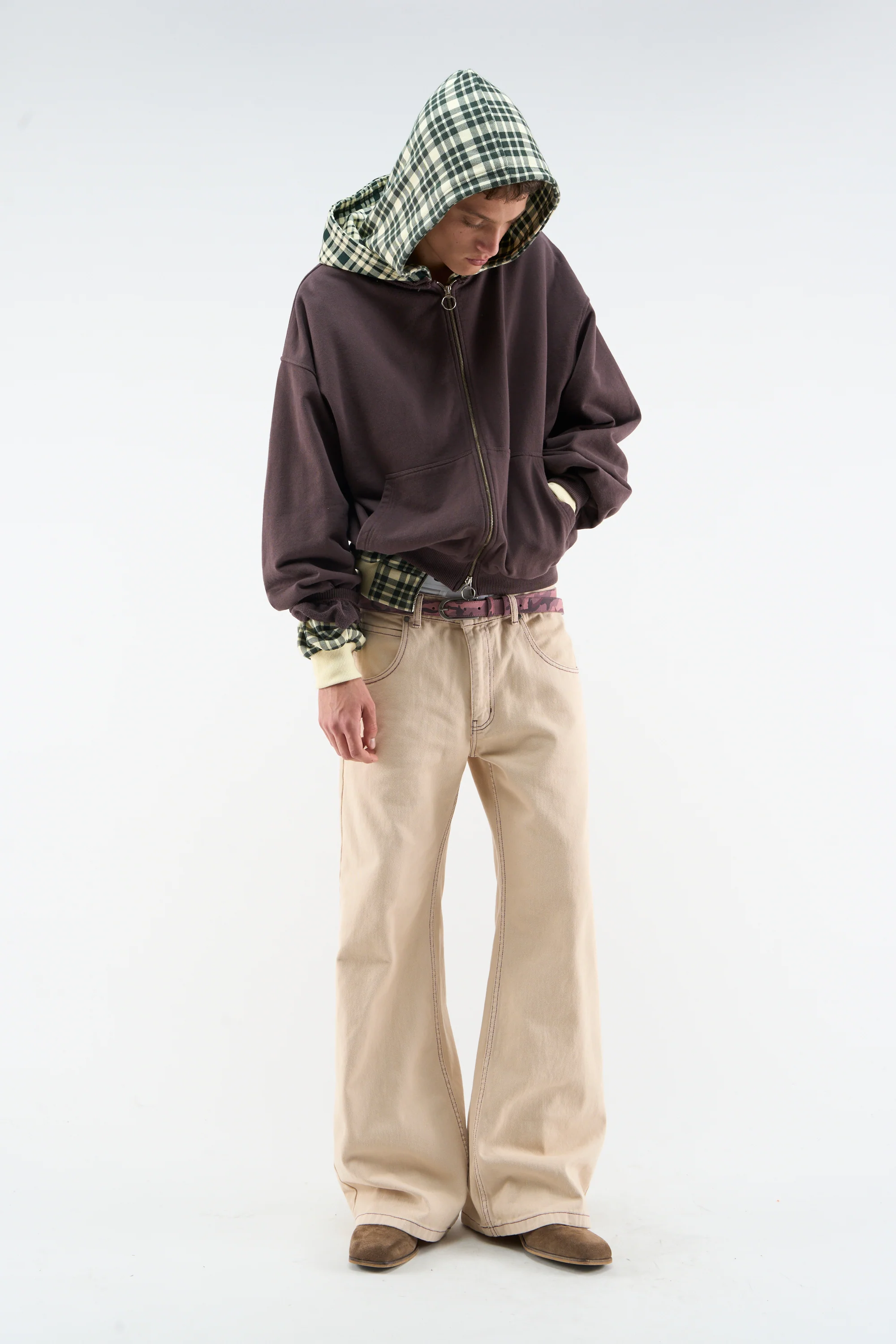 New Mask Brown Zipper
