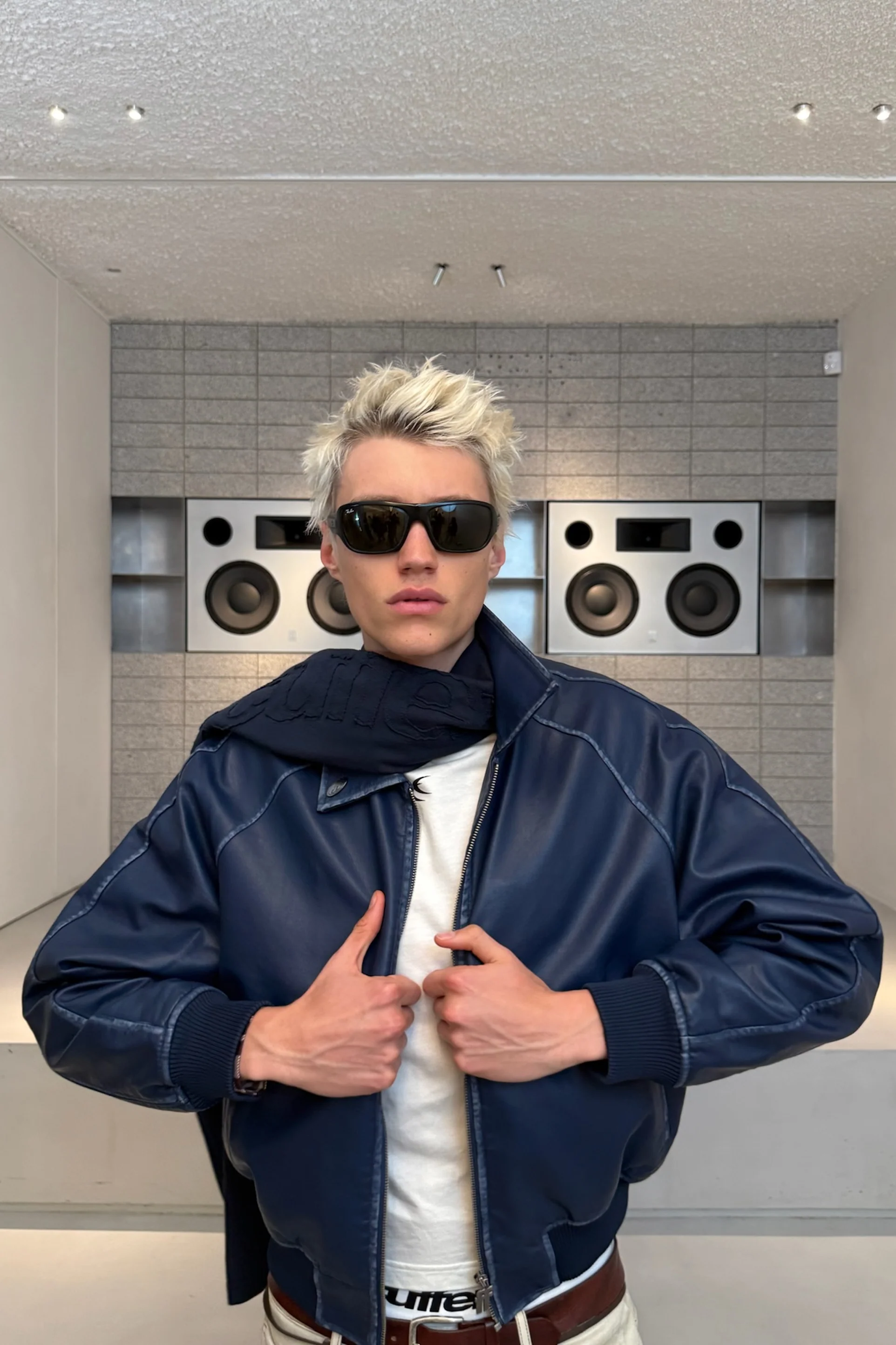New Navy Raw Jacket - Image 3