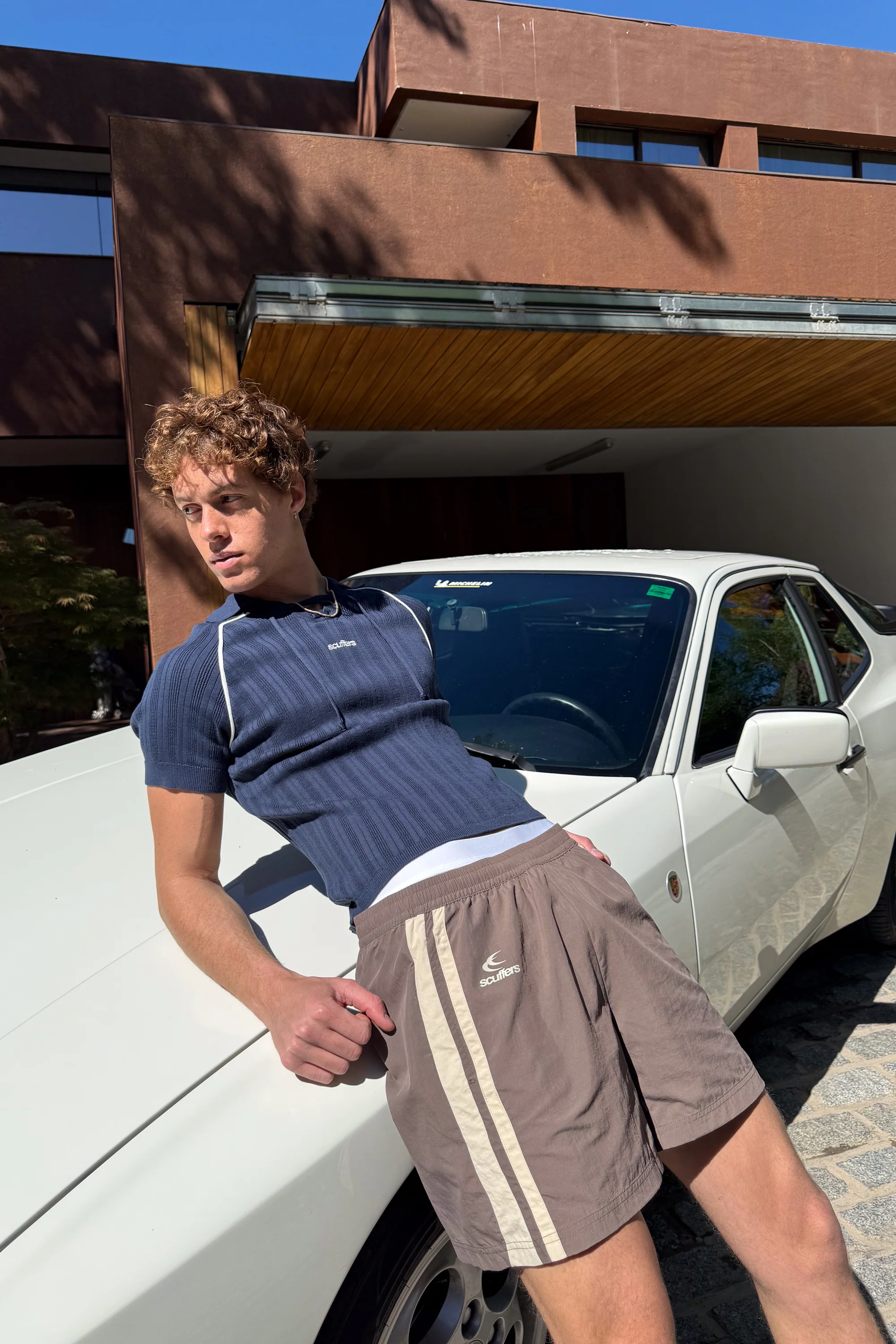 New Tech Brown Shorts - Image 5