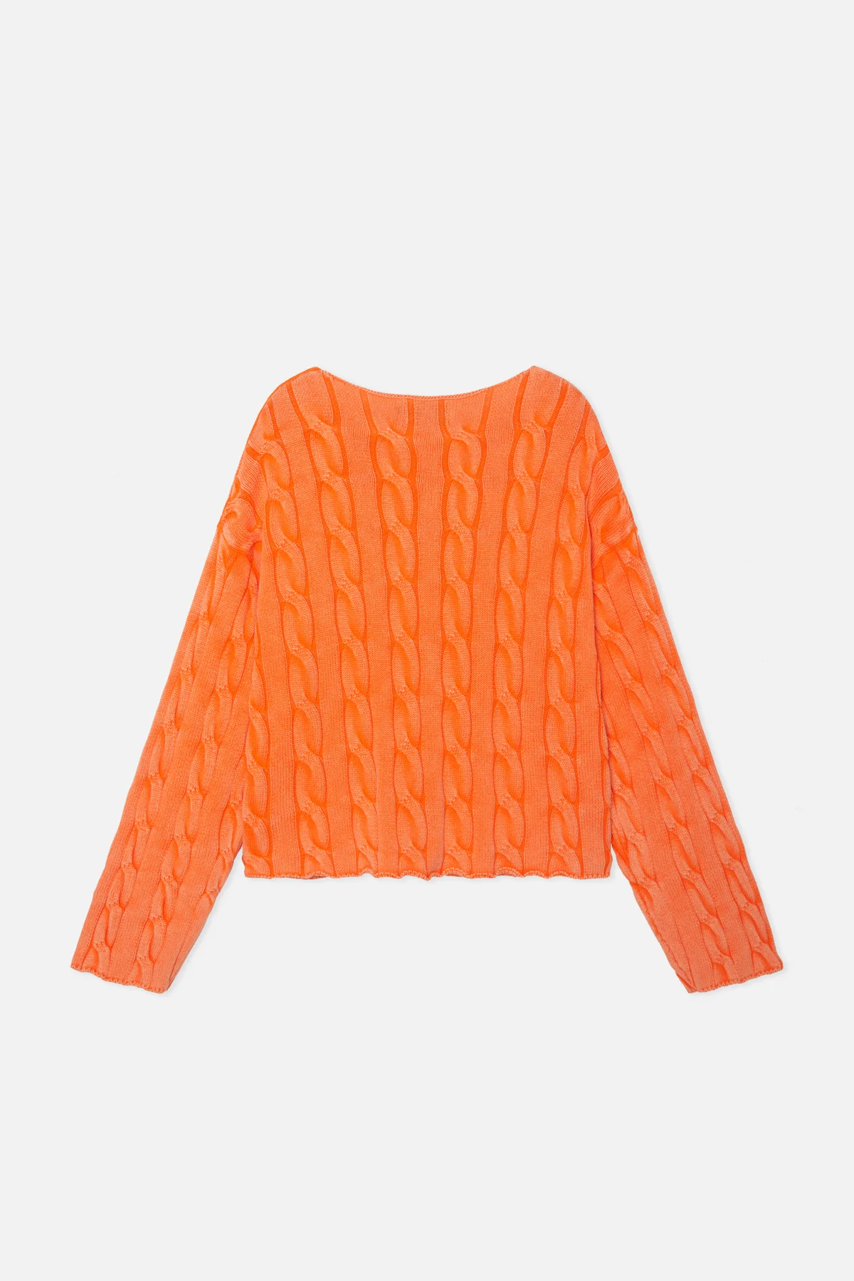 New Trench Orange Knit - Image 3