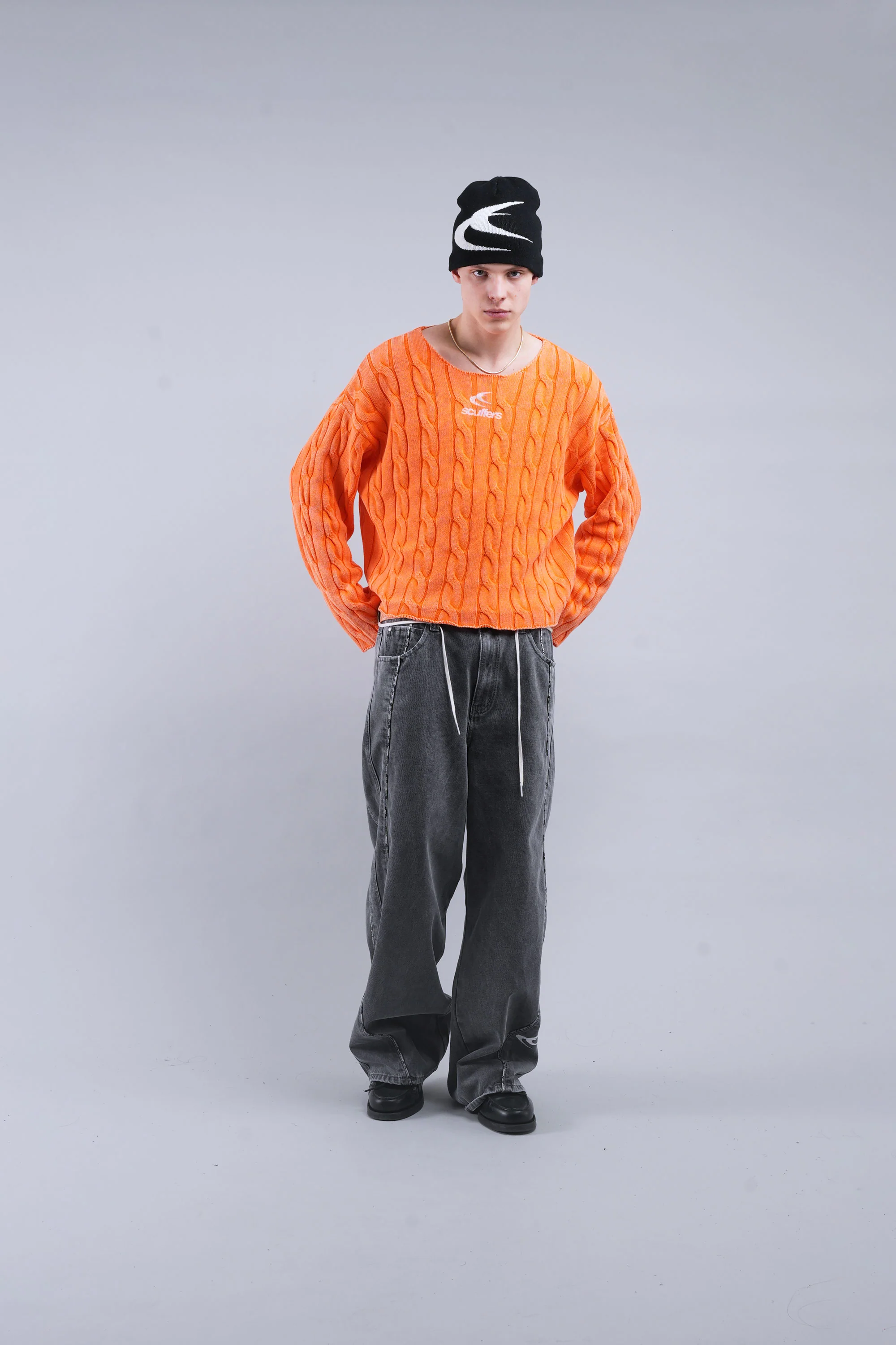 New Trench Orange Knit - Image 5