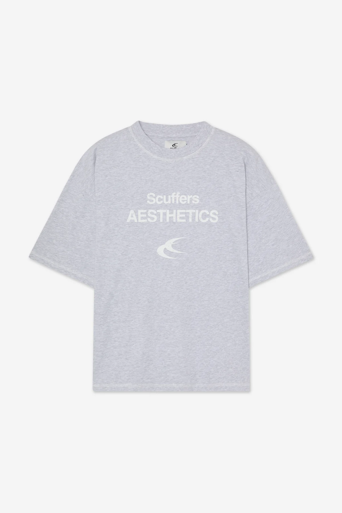 Nobrand Light Grey Melange T-Shirt - Image 2