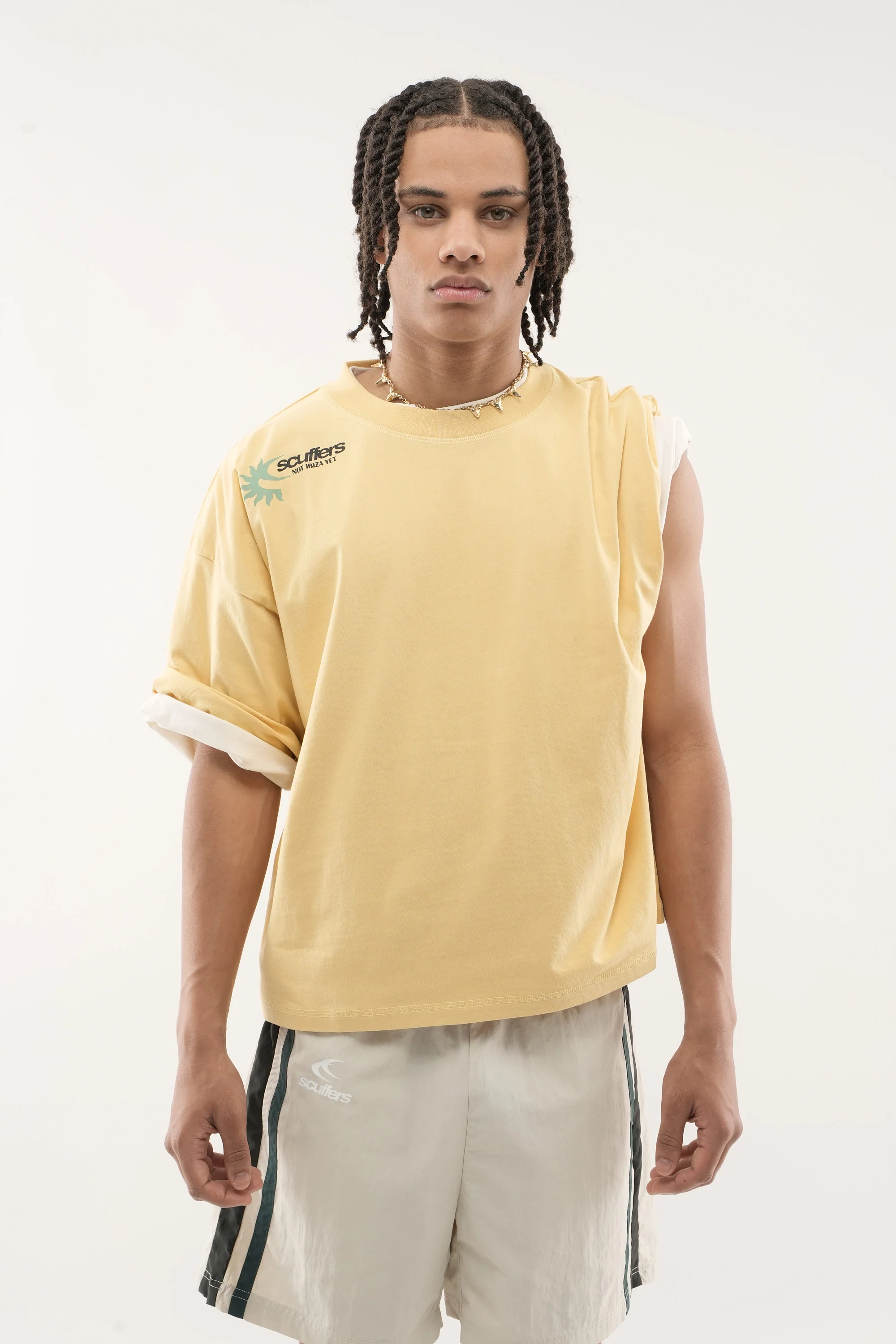 Not Ibiza Again Yellow T-Shirt - Image 4