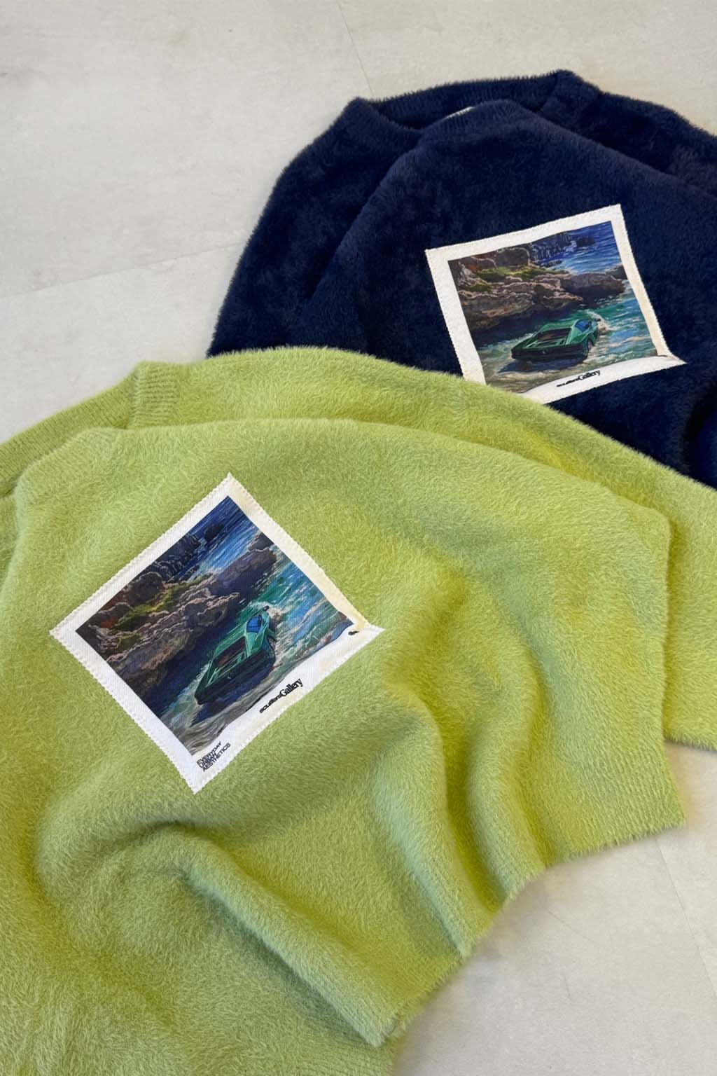 Oil #1 Green Knit - Image 8