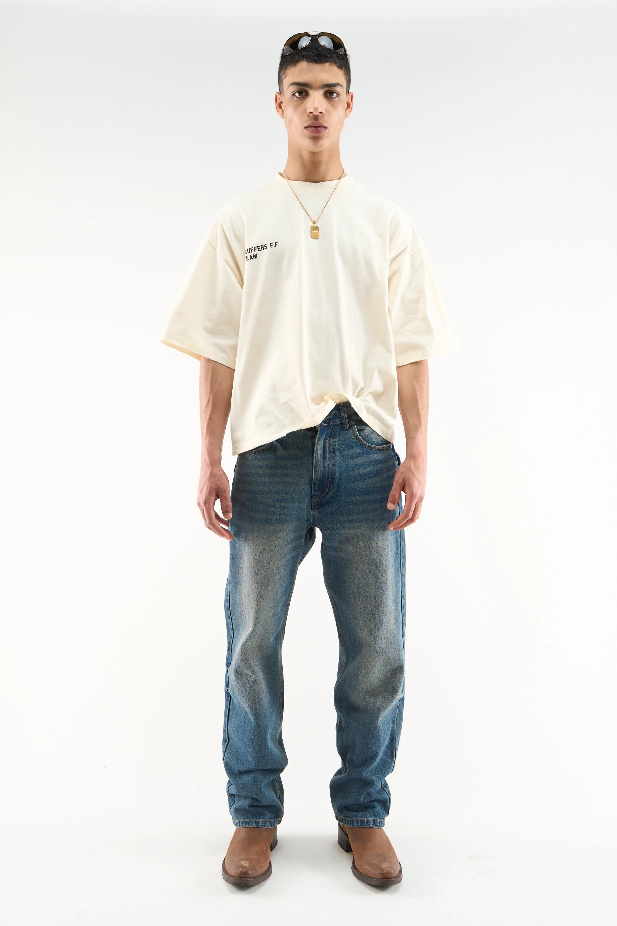 Omega Ecru T-Shirt - Image 2