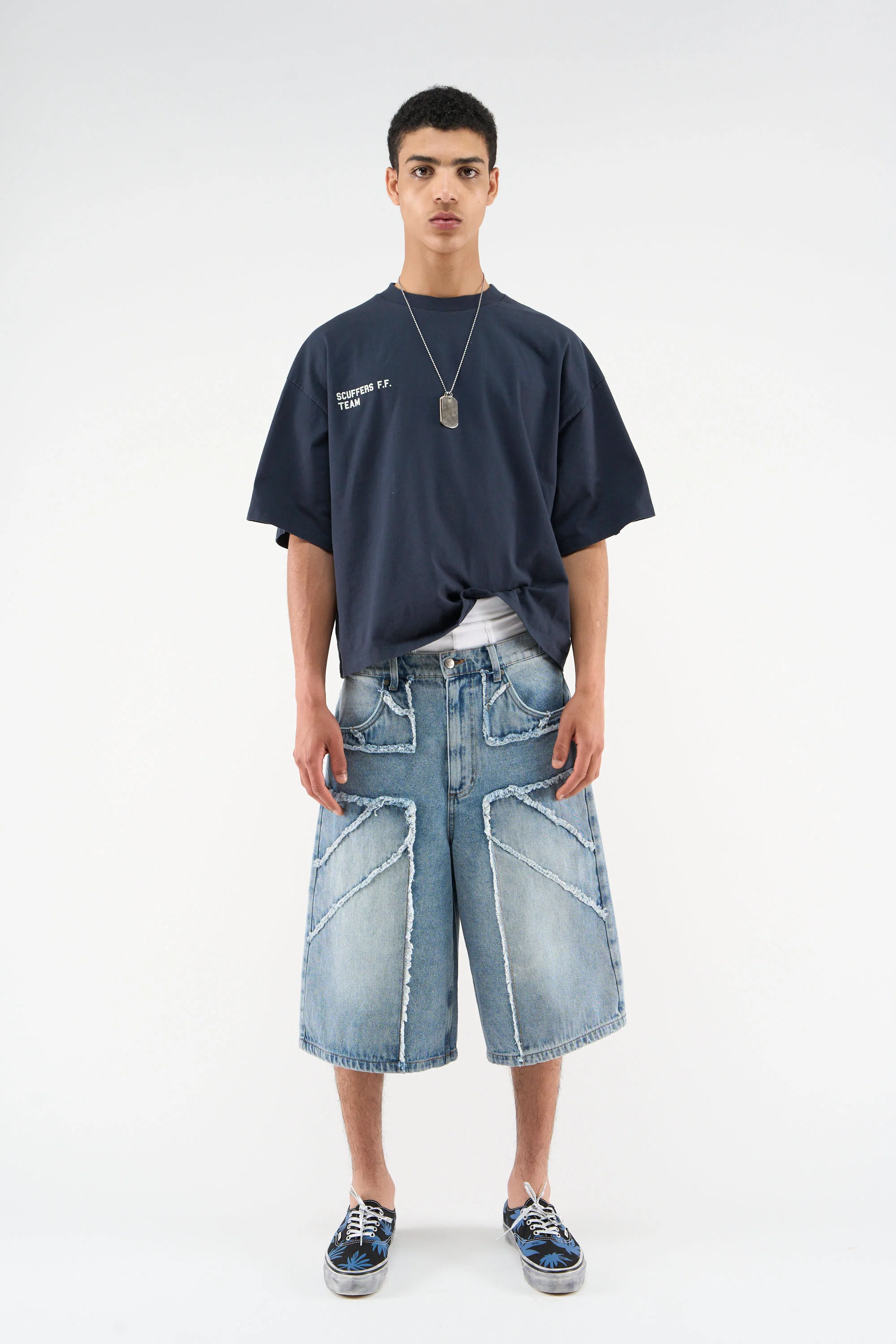 OPS Blue Jorts - Image 2