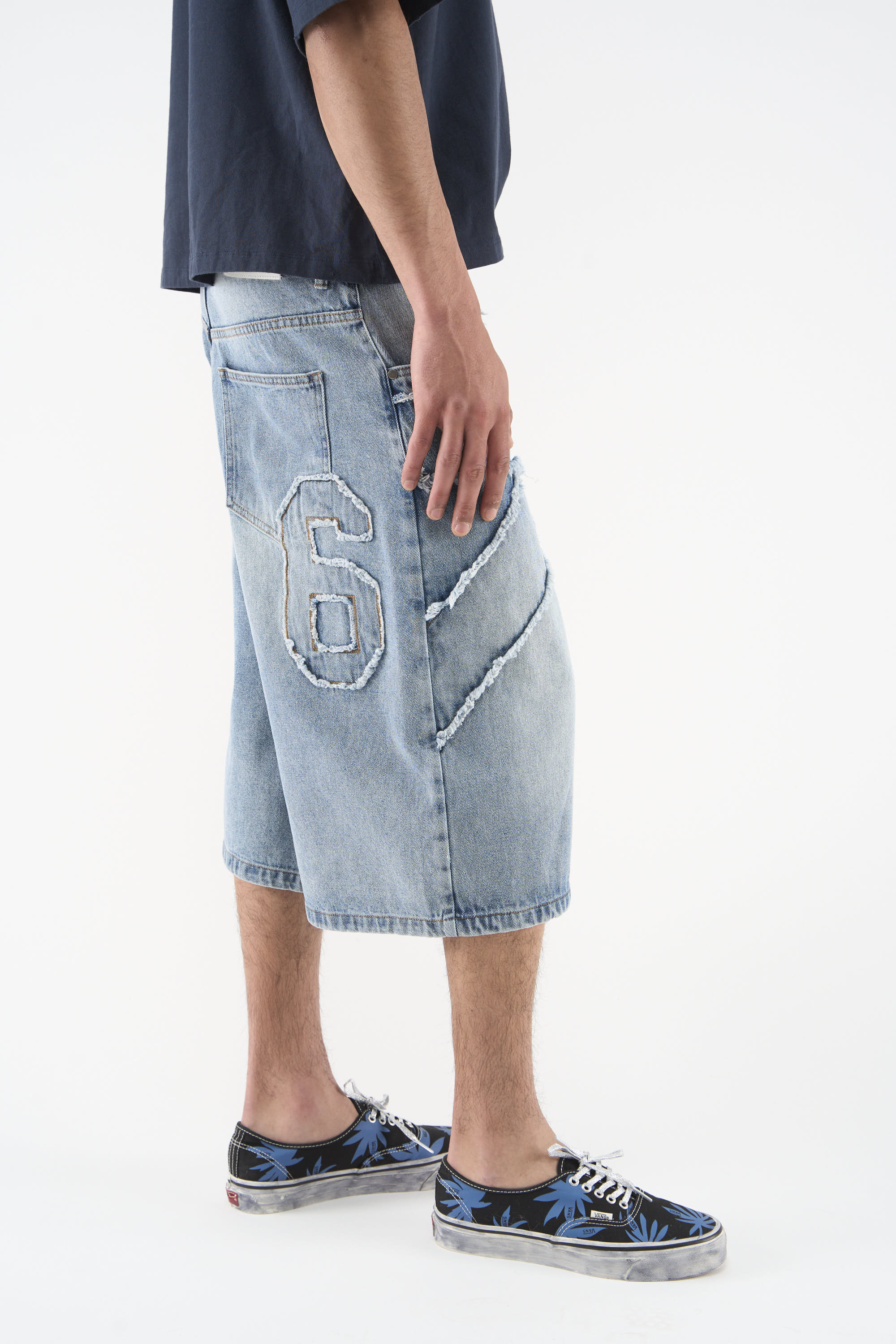 OPS Blue Jorts - Image 4