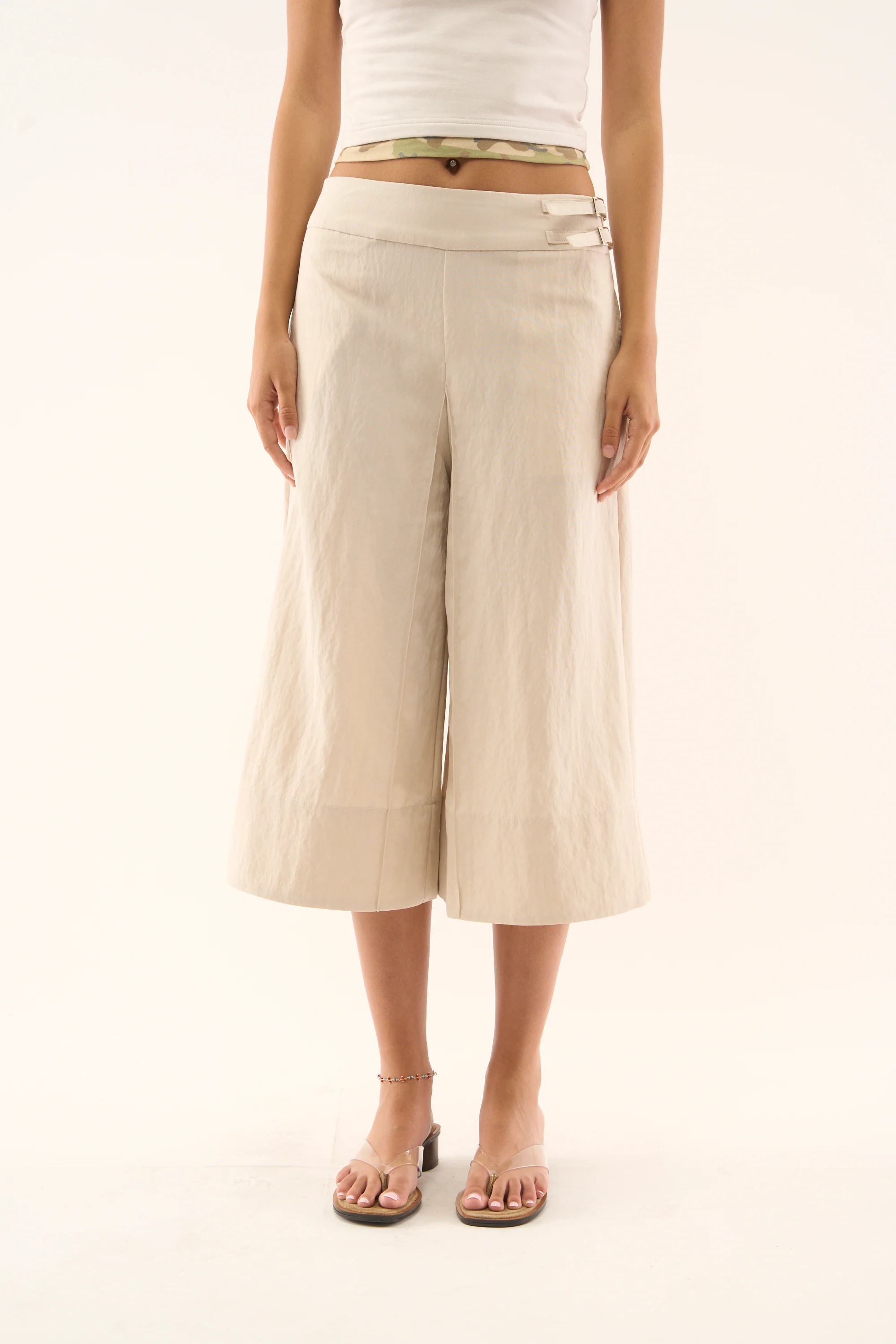 Panel Ecru Pants - Image 4