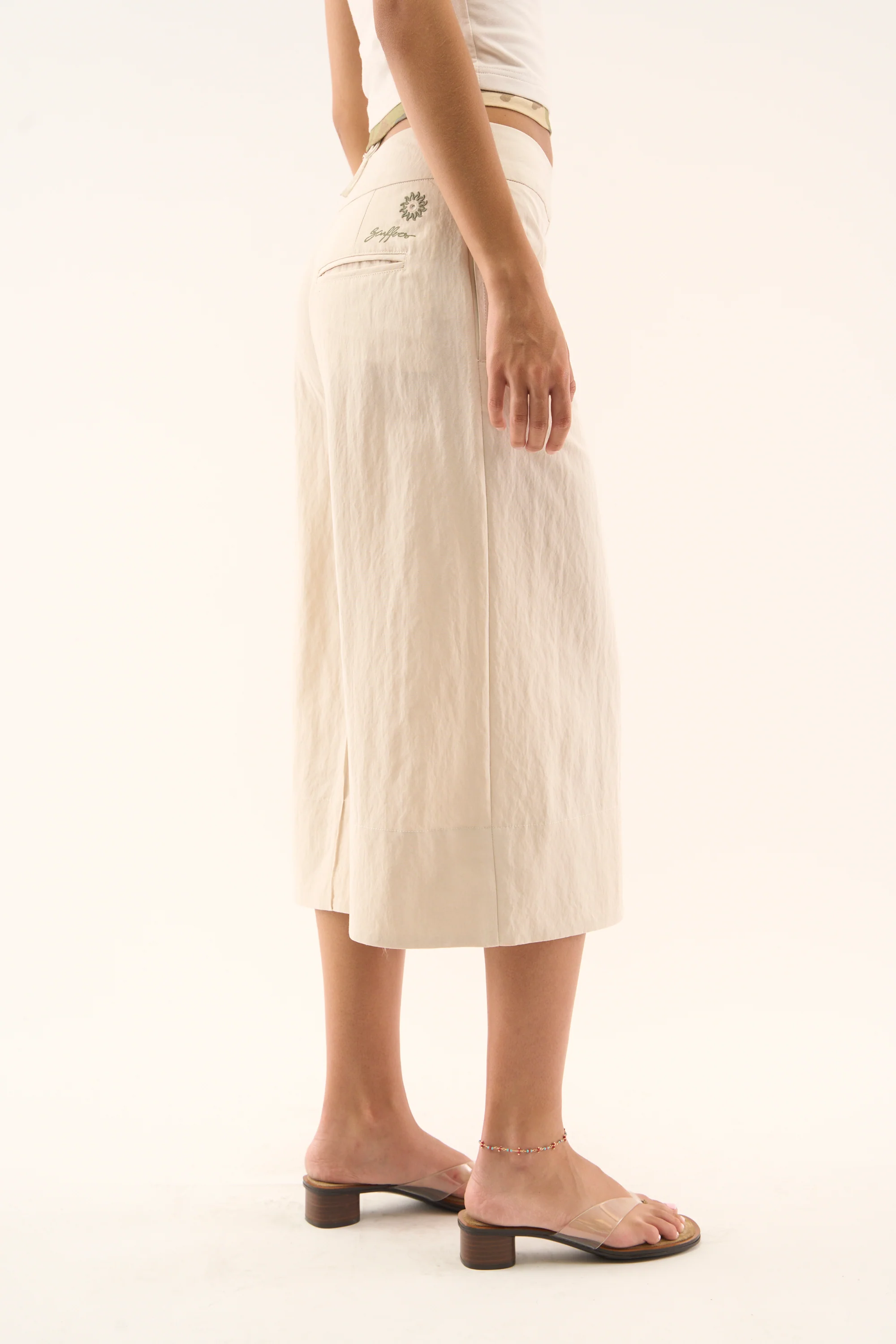 Panel Ecru Pants - Image 6