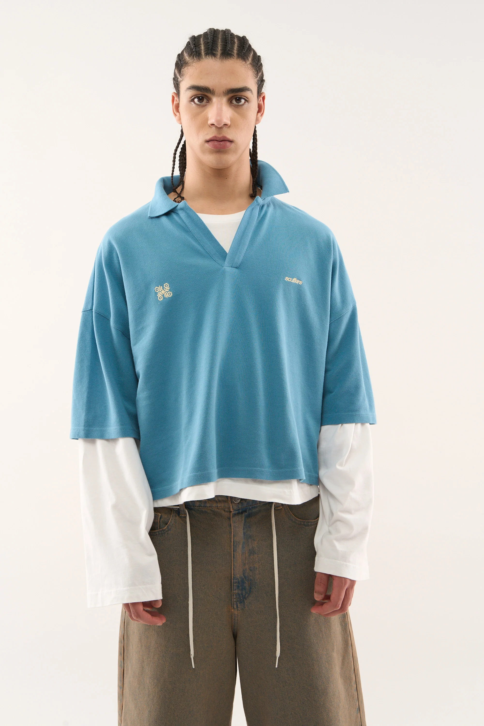 Pininfirina Blue Polo - Image 4
