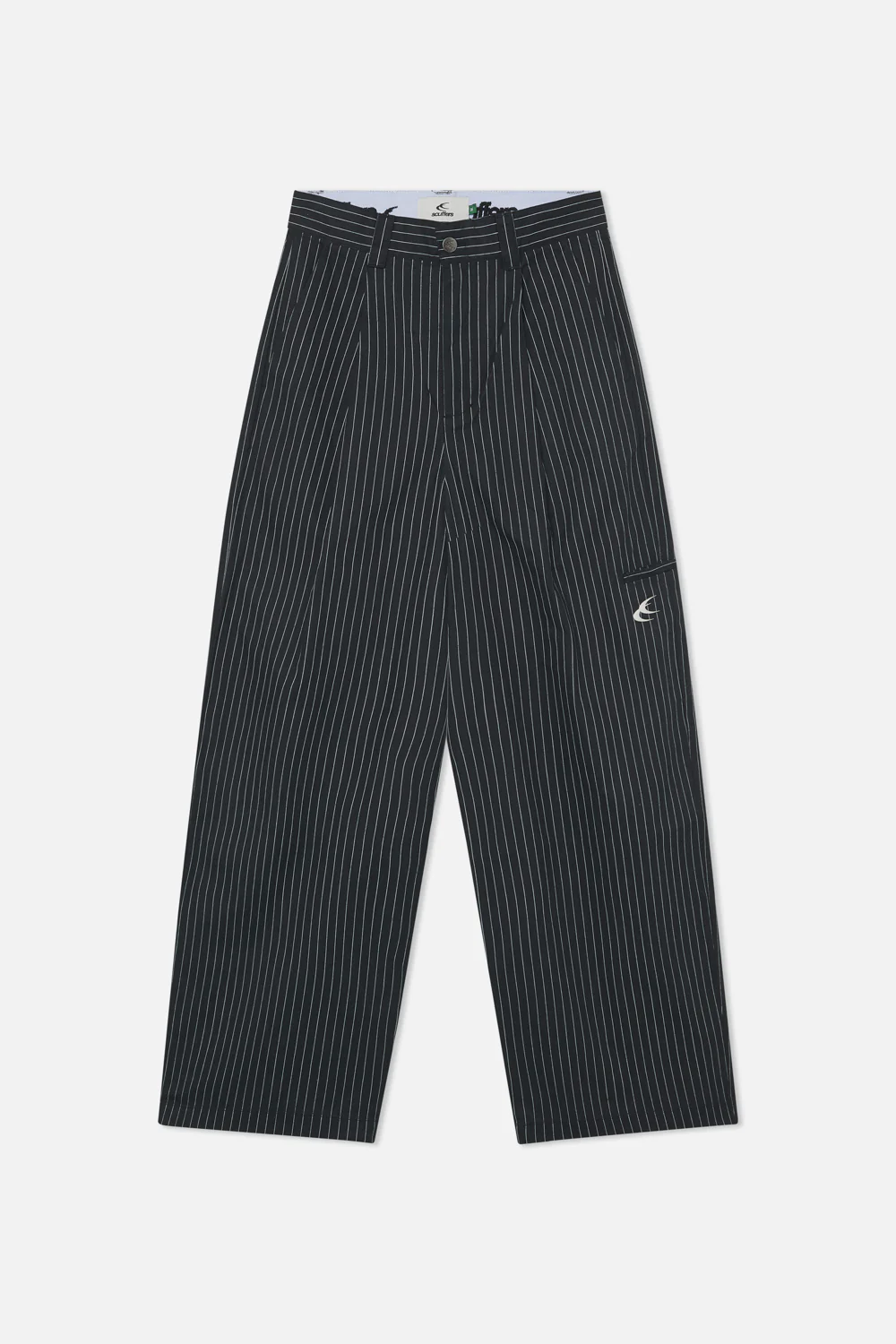 Pinstripe Black Pants - Image 6