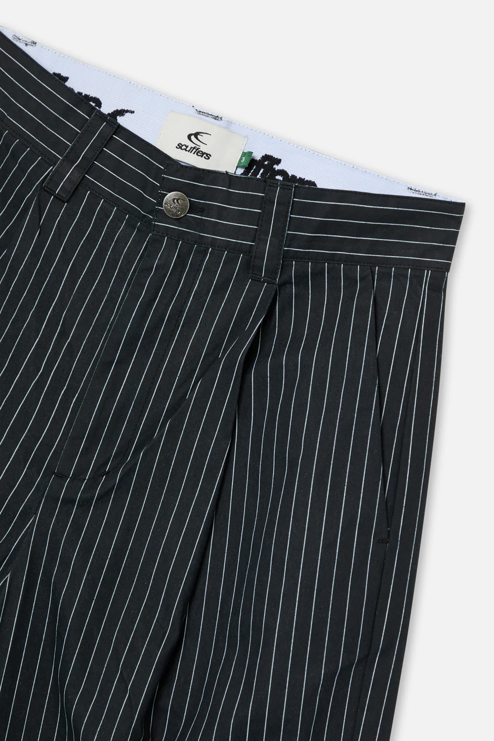 Pinstripe Black Pants - Image 8