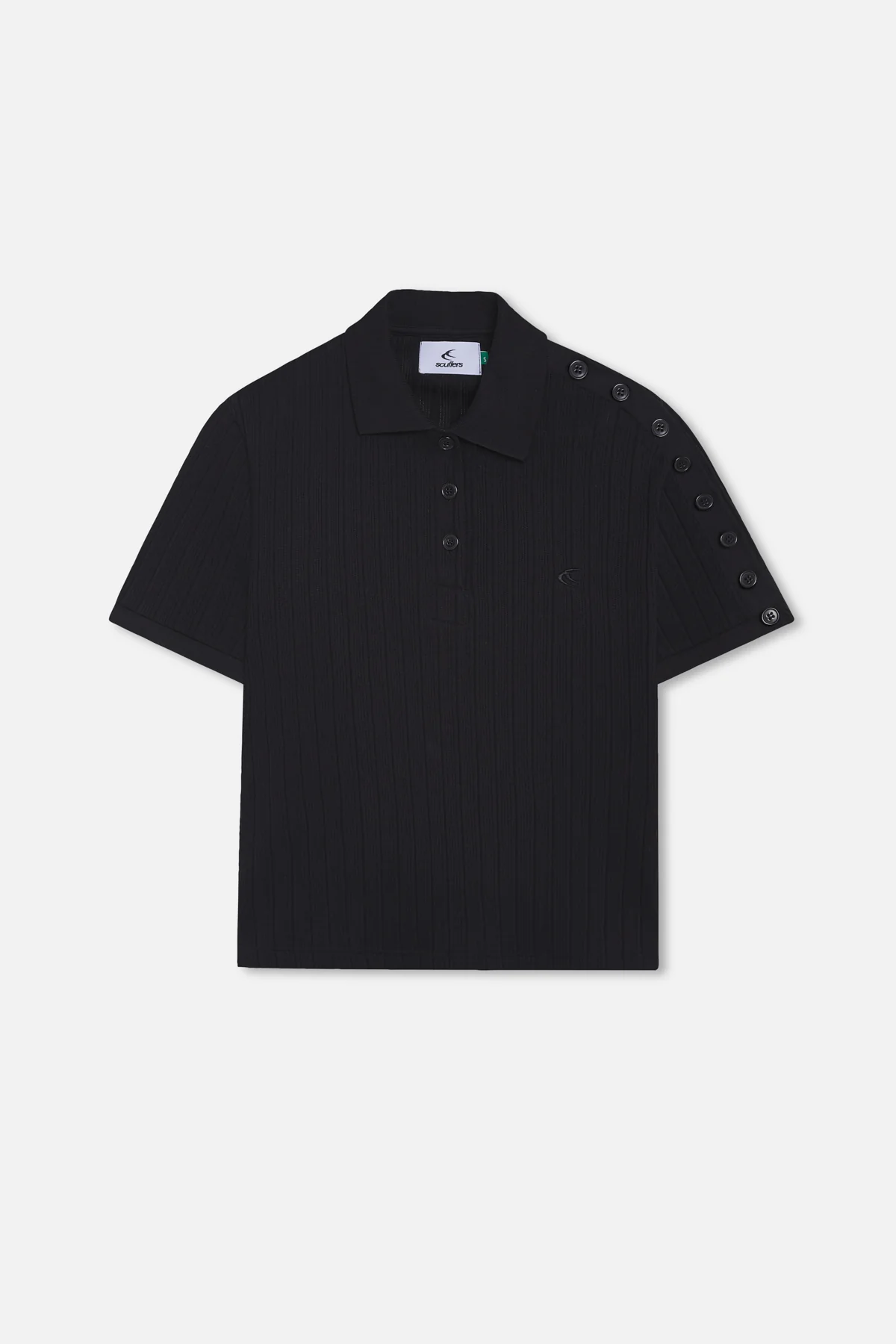 Placket Black Polo