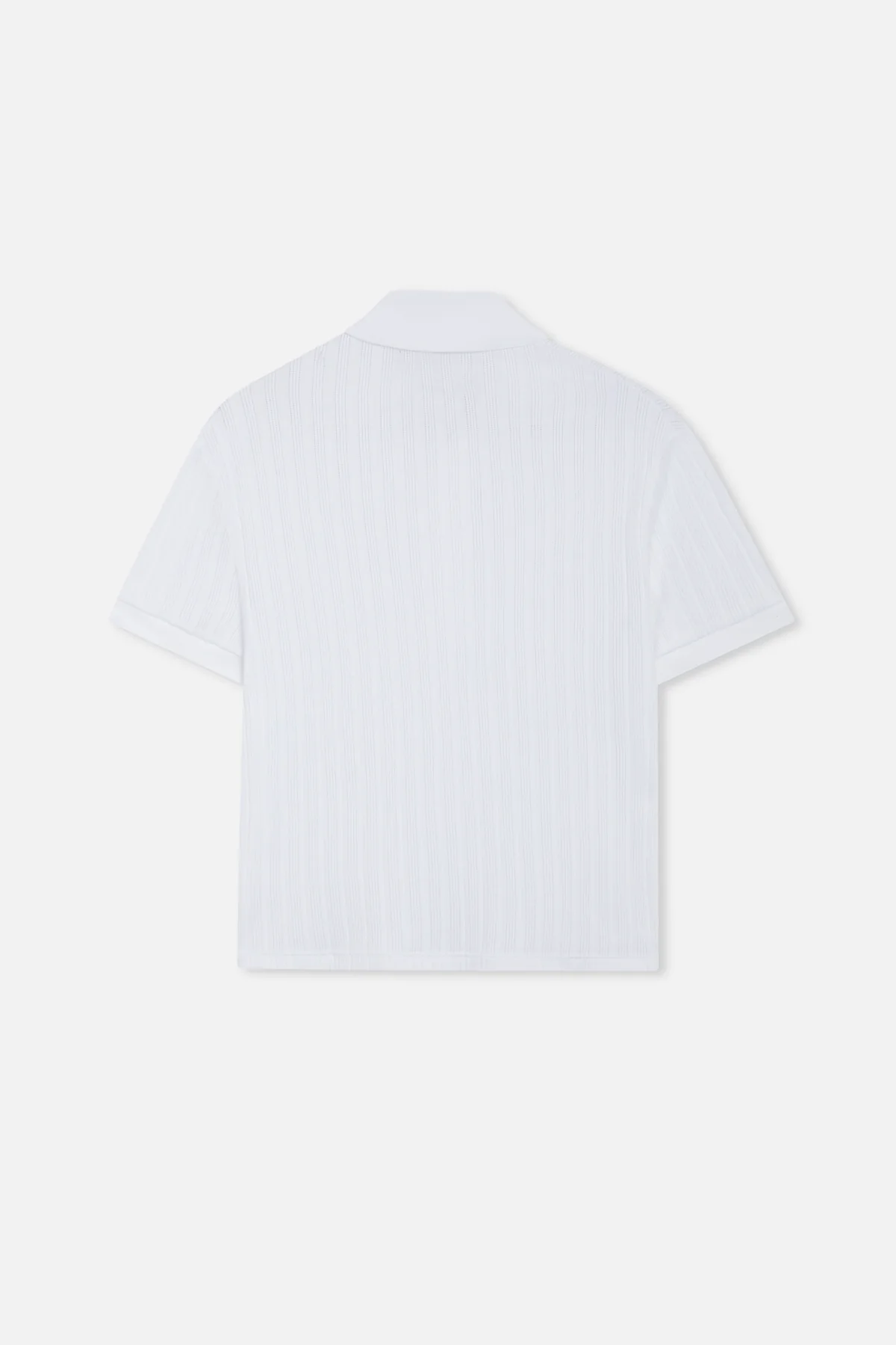 Placket White Polo - Image 3