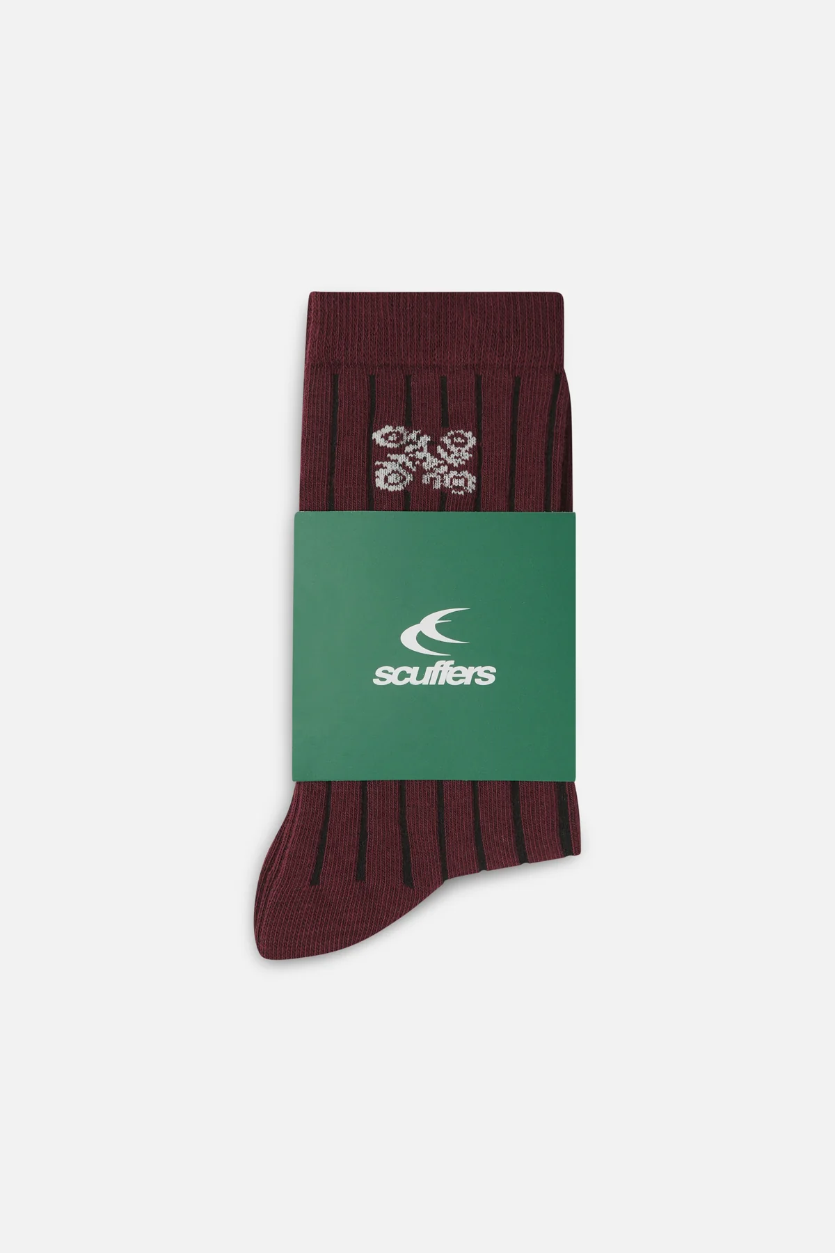 Pollen Burgundy Socks - Image 2