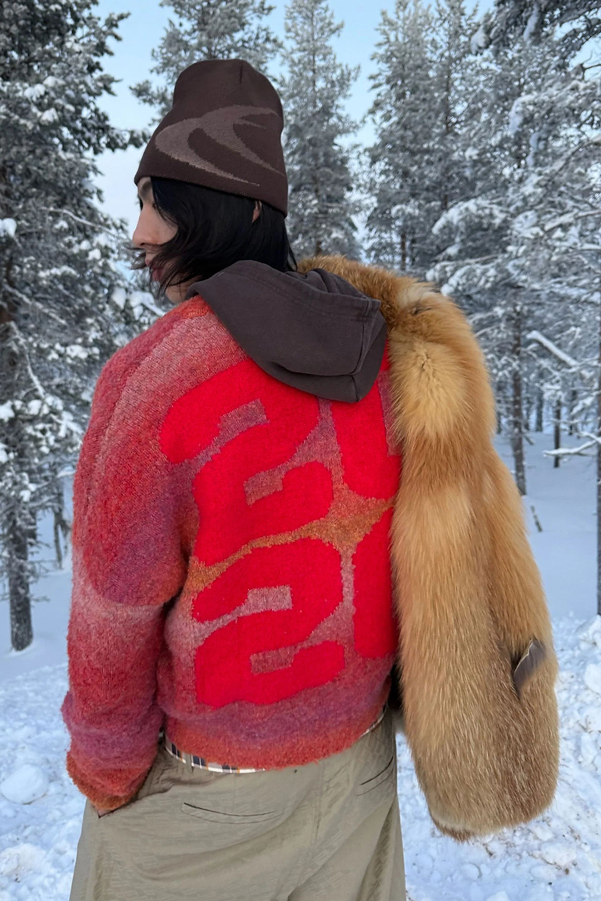 Quarter Red Zipper Knit - Image 7