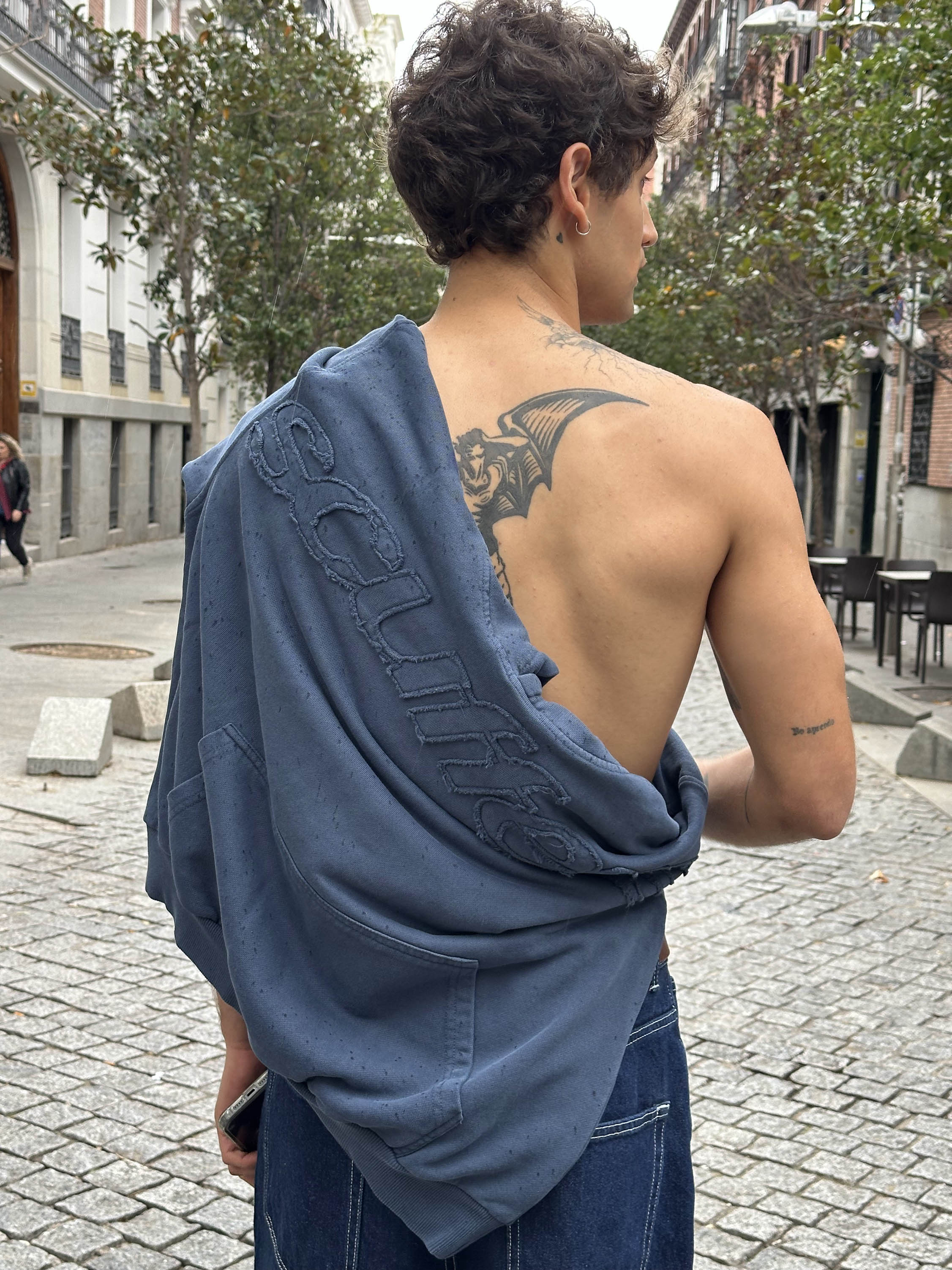 Raw Blue Hoodie - Image 11
