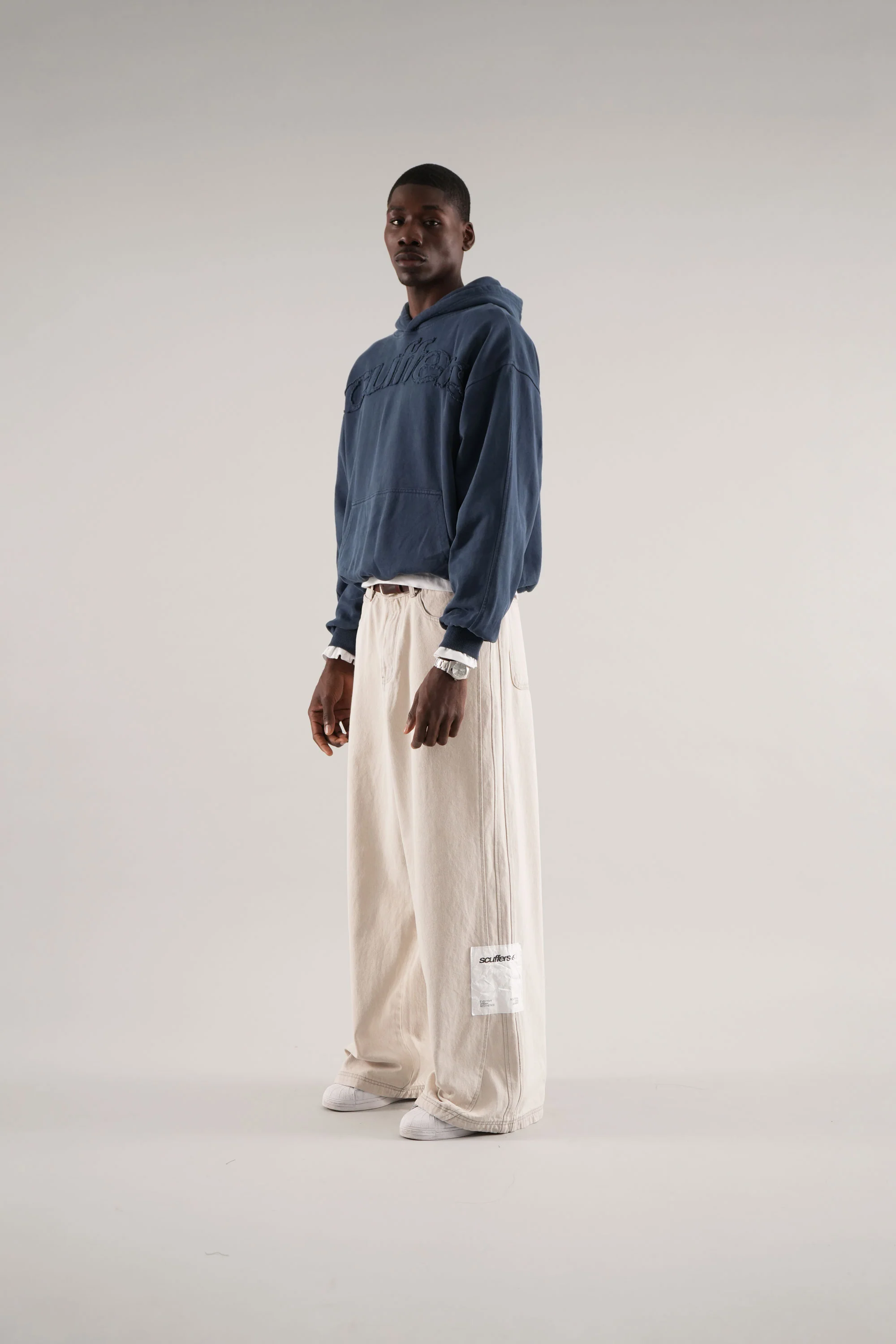 Raw Blue Hoodie - Image 4